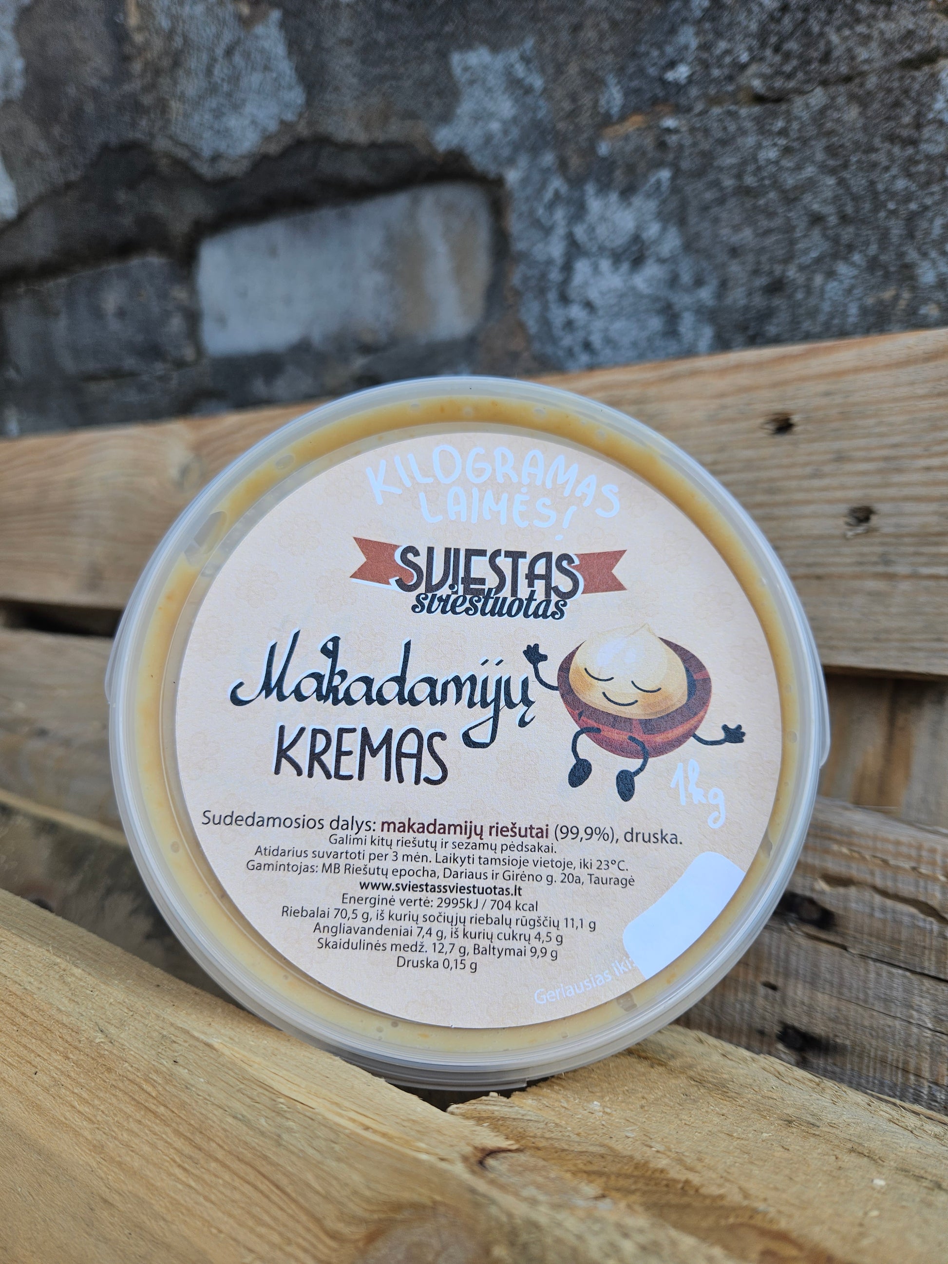 Makadamijų riešutų kremas