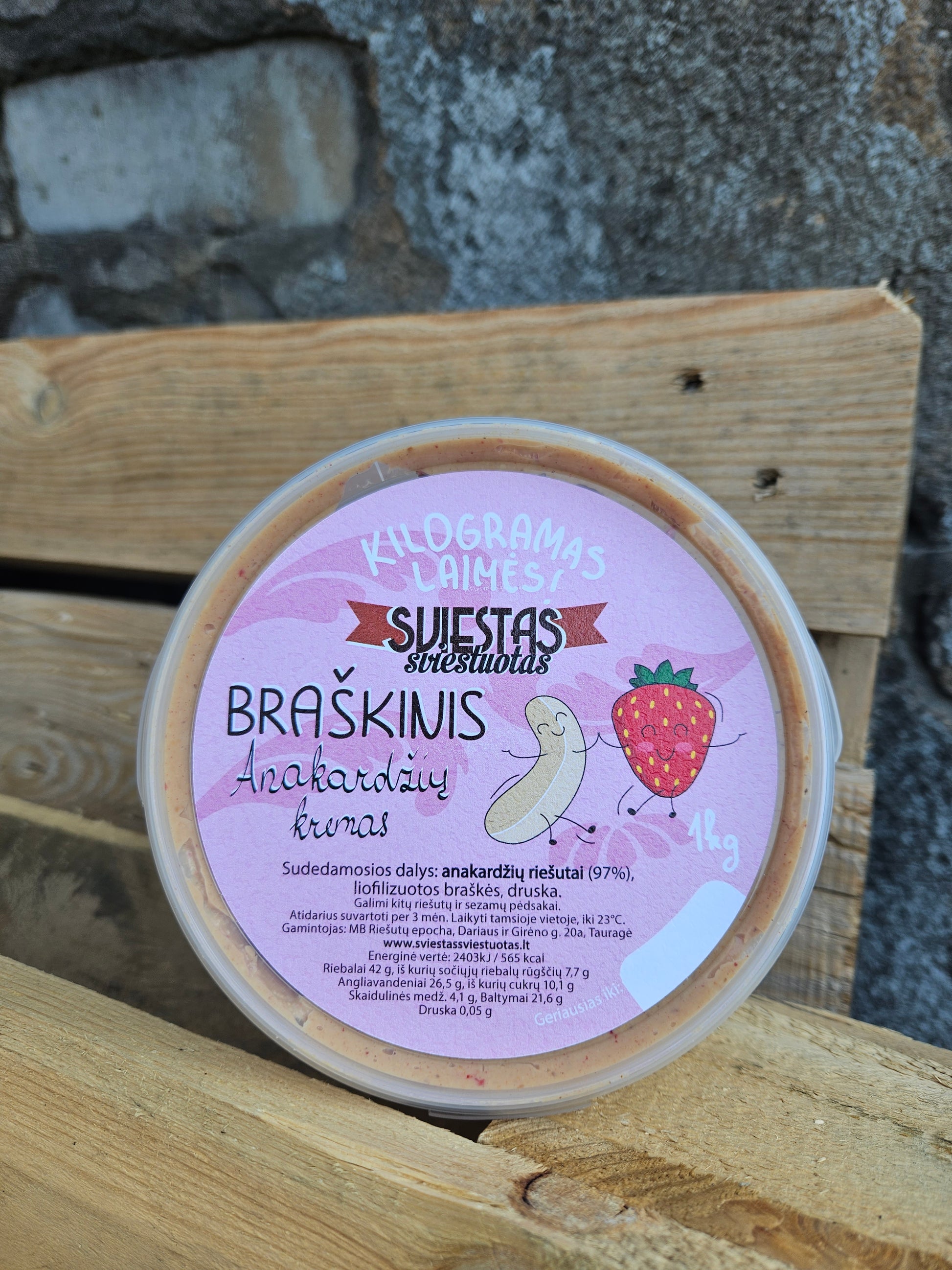 BRAŠKINIS anakardžių riešutų kremas