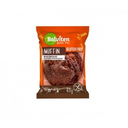 Keksiukas BALVITEN GLUTEN FREE, su juodu šokoladu, 65 g