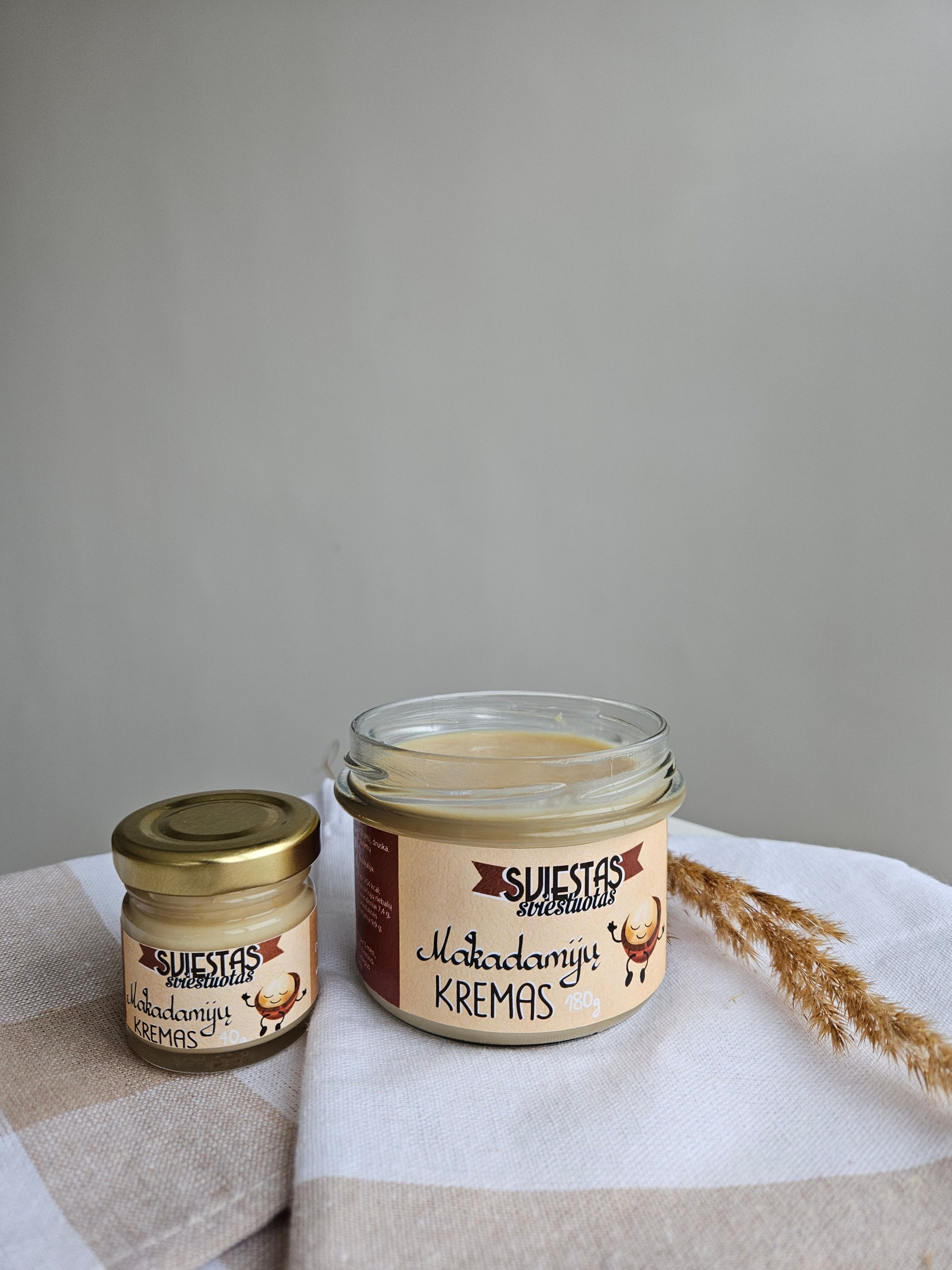 Makadamijų riešutų kremas