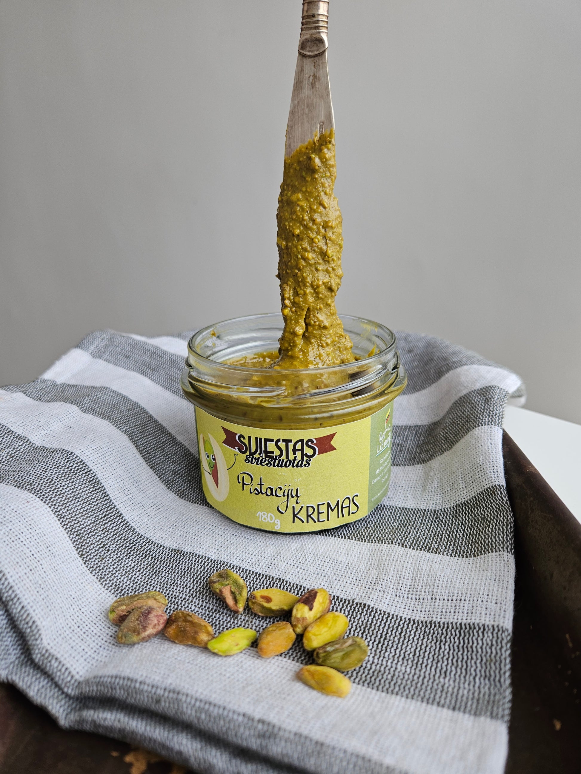 PISTACIJŲ riešutų kremas
