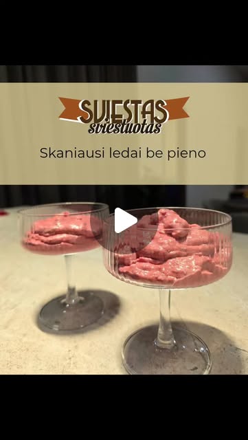 Maistingi ledai be pieno produktų