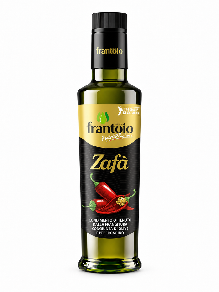 ZAFÀ, alyvuogių aliejaus pagardas su aitriąja paprika, 250 ml / TERRE DEL LAO