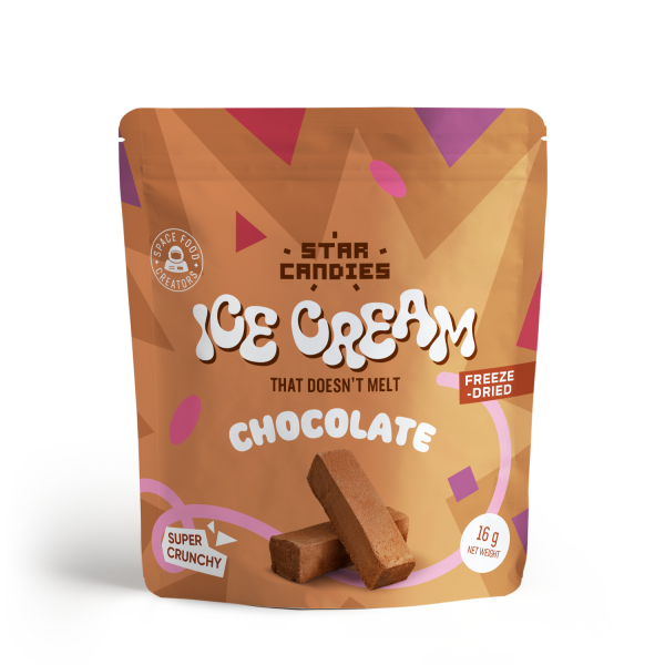 STAR CANDIES džiovinti šaltyje šokoladiniai ledai 16g