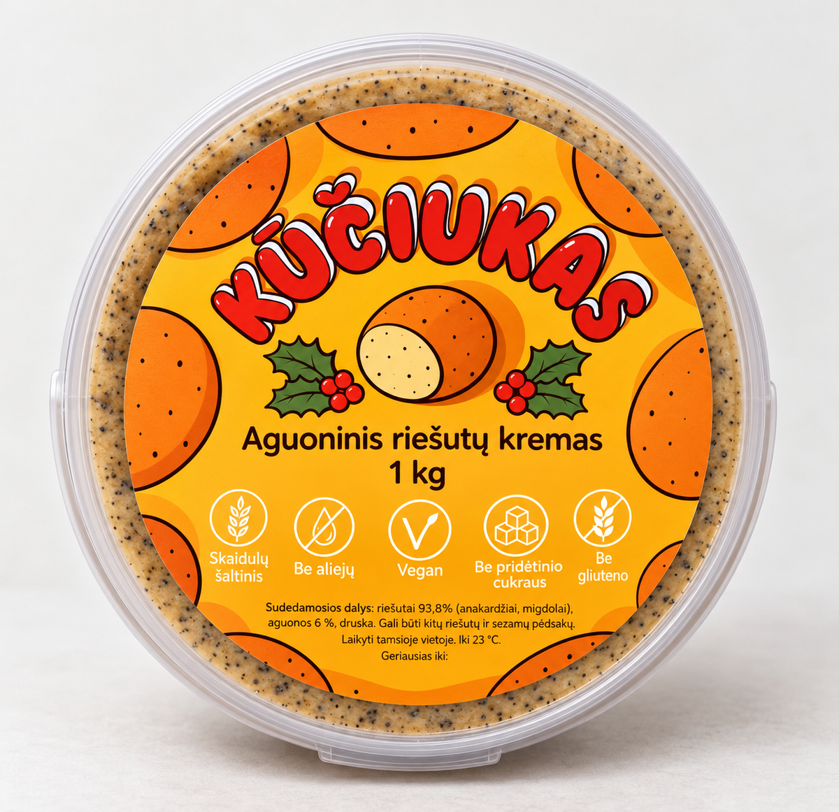 KŪČIUKAS, Aguoninis riešutų kremas