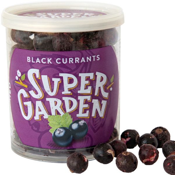 SUPER GARDEN Džiovinti šaltyje juodieji serbentai 30g