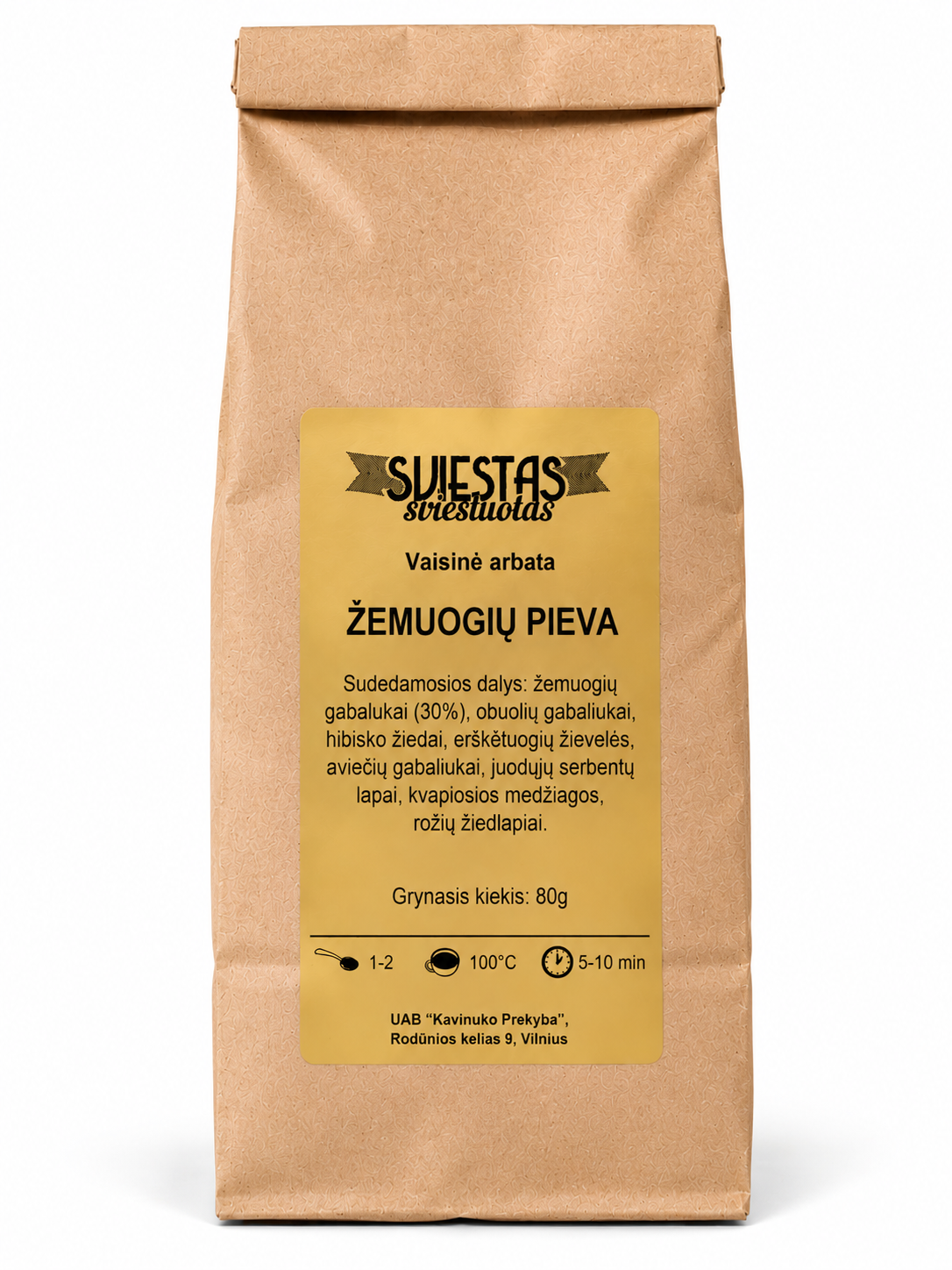 ŽEMUOGIŲ PIEVA, vaisinė arbata 80g