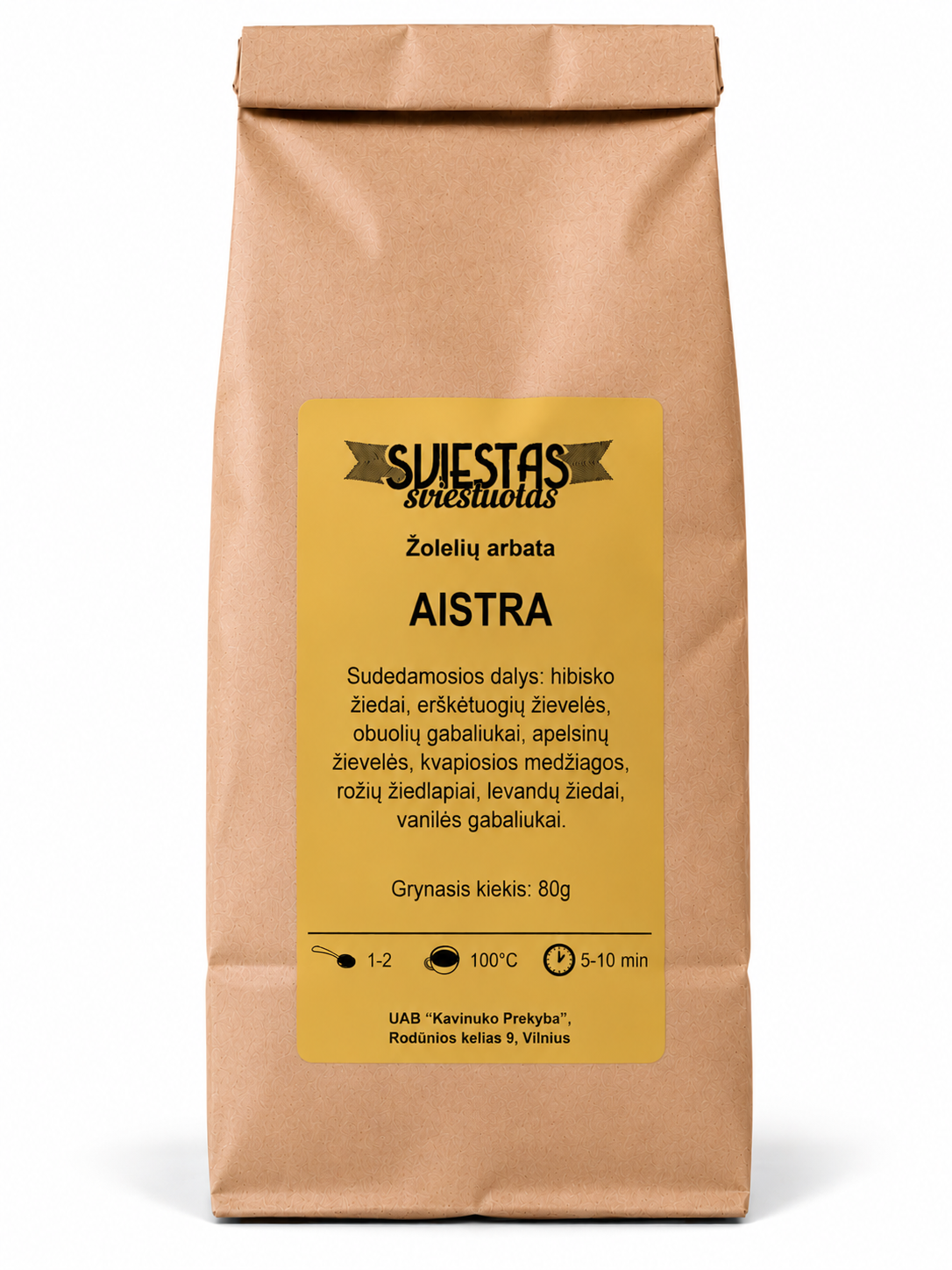 AISTRA, juodoji arbata 80g