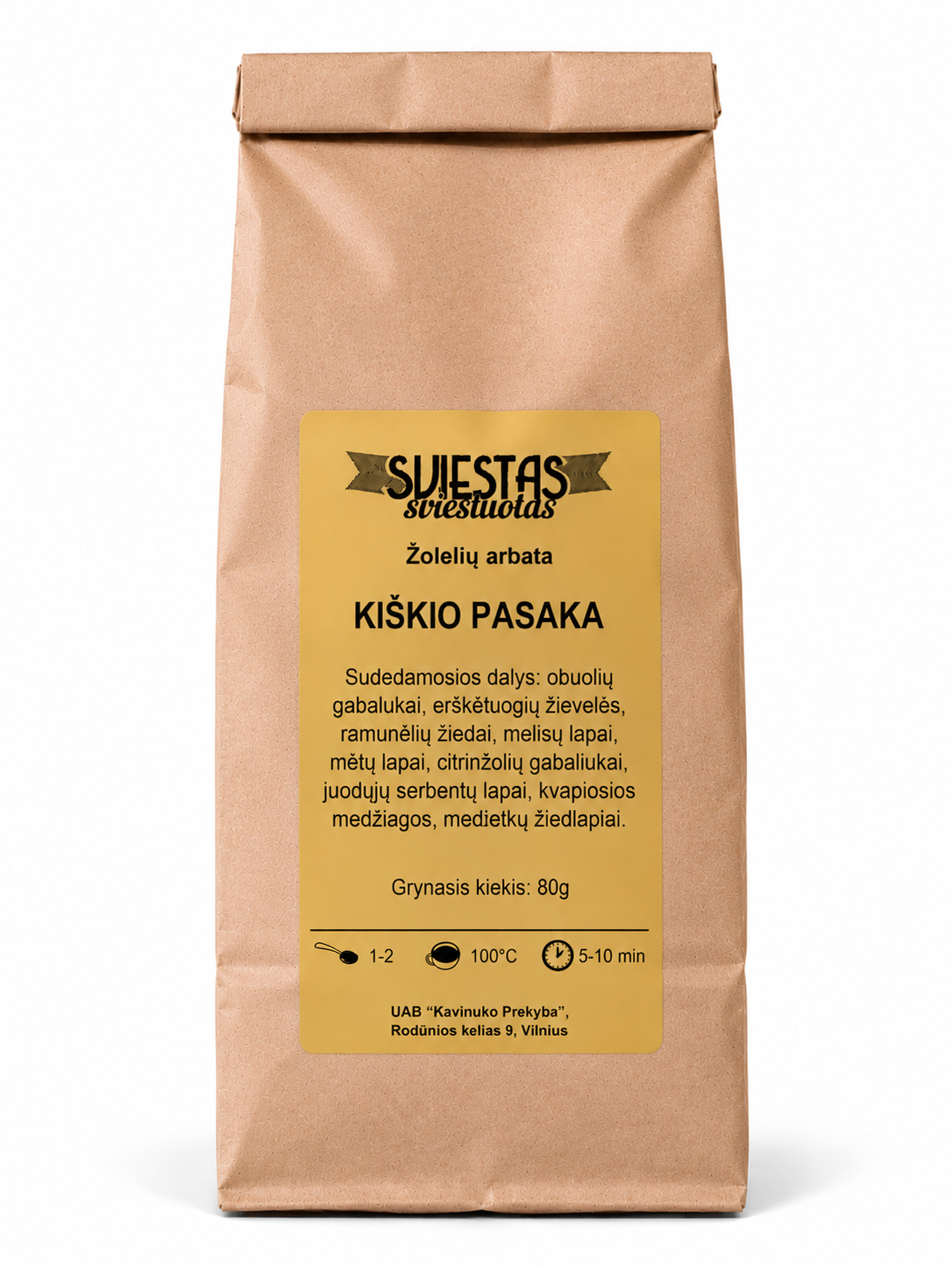 KIŠKIO PASAKA, žalioji arbata 80g