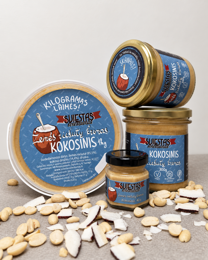 Žemės riešutų kremas KOKOSINIS