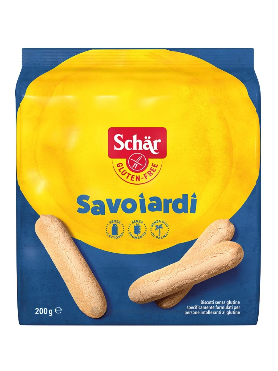 Schär SAVOIARDI - sausainiai be glitimo, 200g