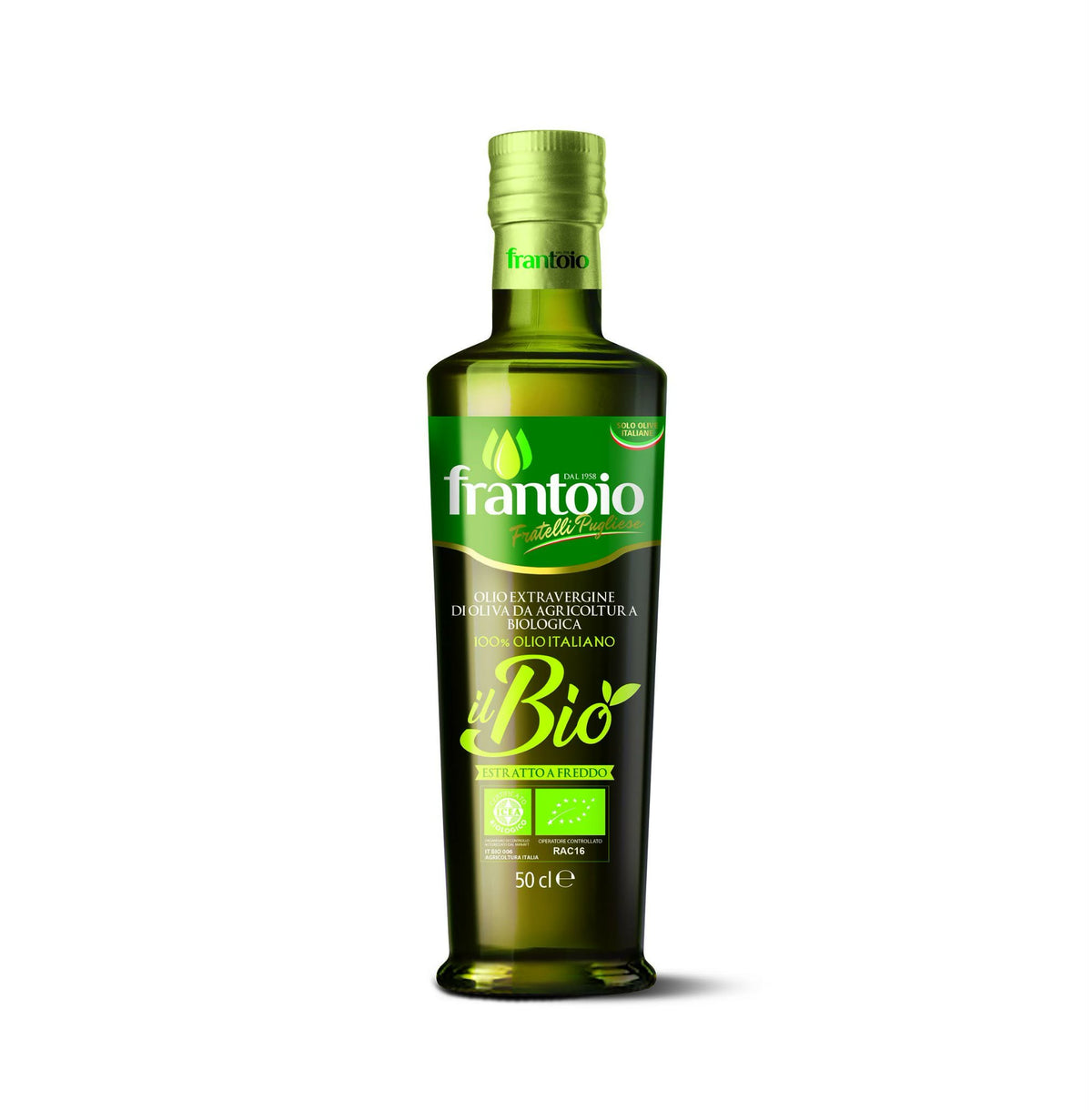 THE ORGANIC – Ekologiškas aukščiausios kokybės pirmojo spaudimo alyvuogių aliejus 50cl
