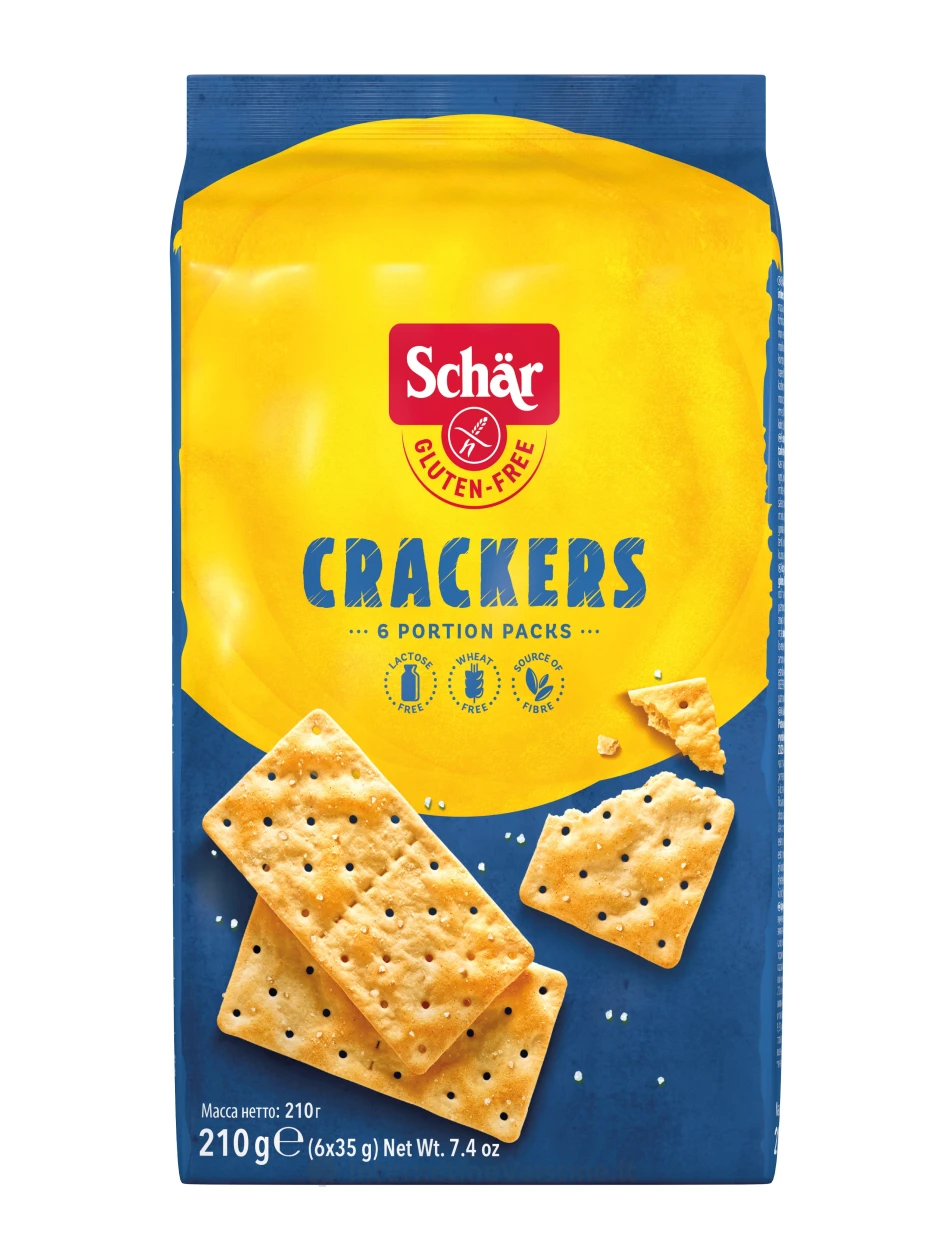 Schär CRACKERS – krekeriai be glitimo, 210g