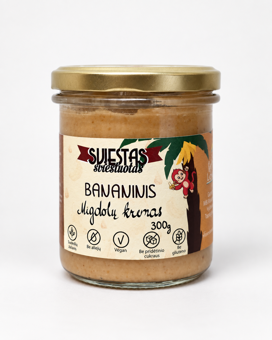 Bananinis migdolų kremas – 300g