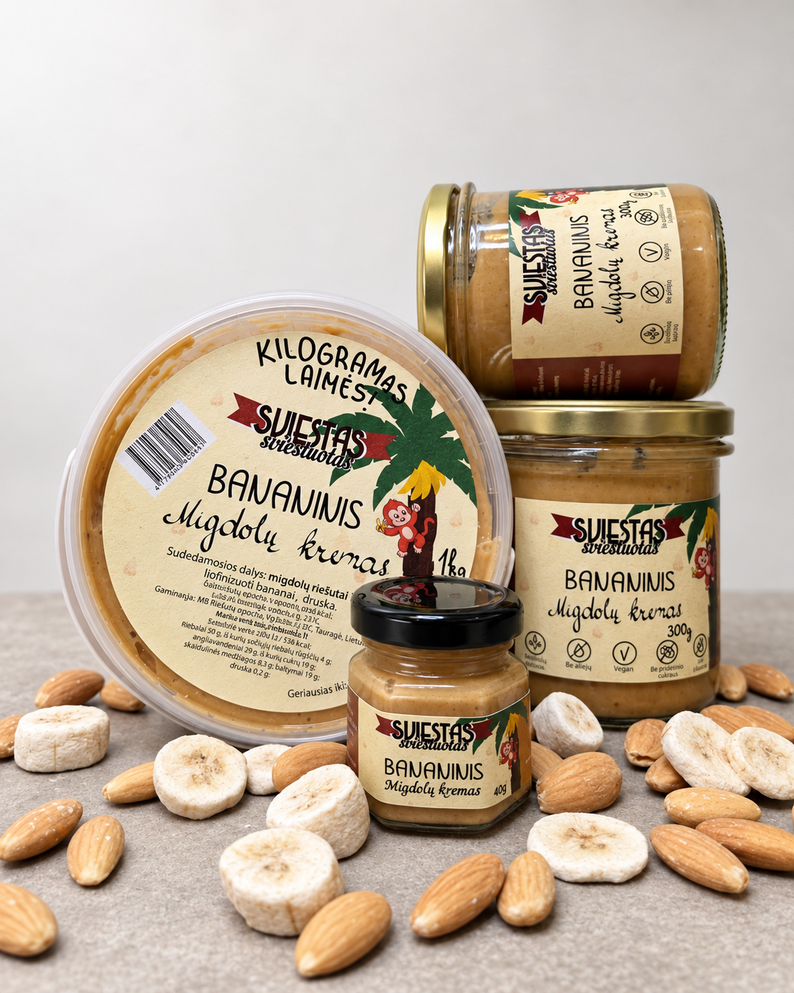 Bananinis migdolų kremas – group