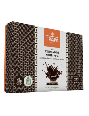 Šokoladiniai saldainiai Cortados Noir 115g