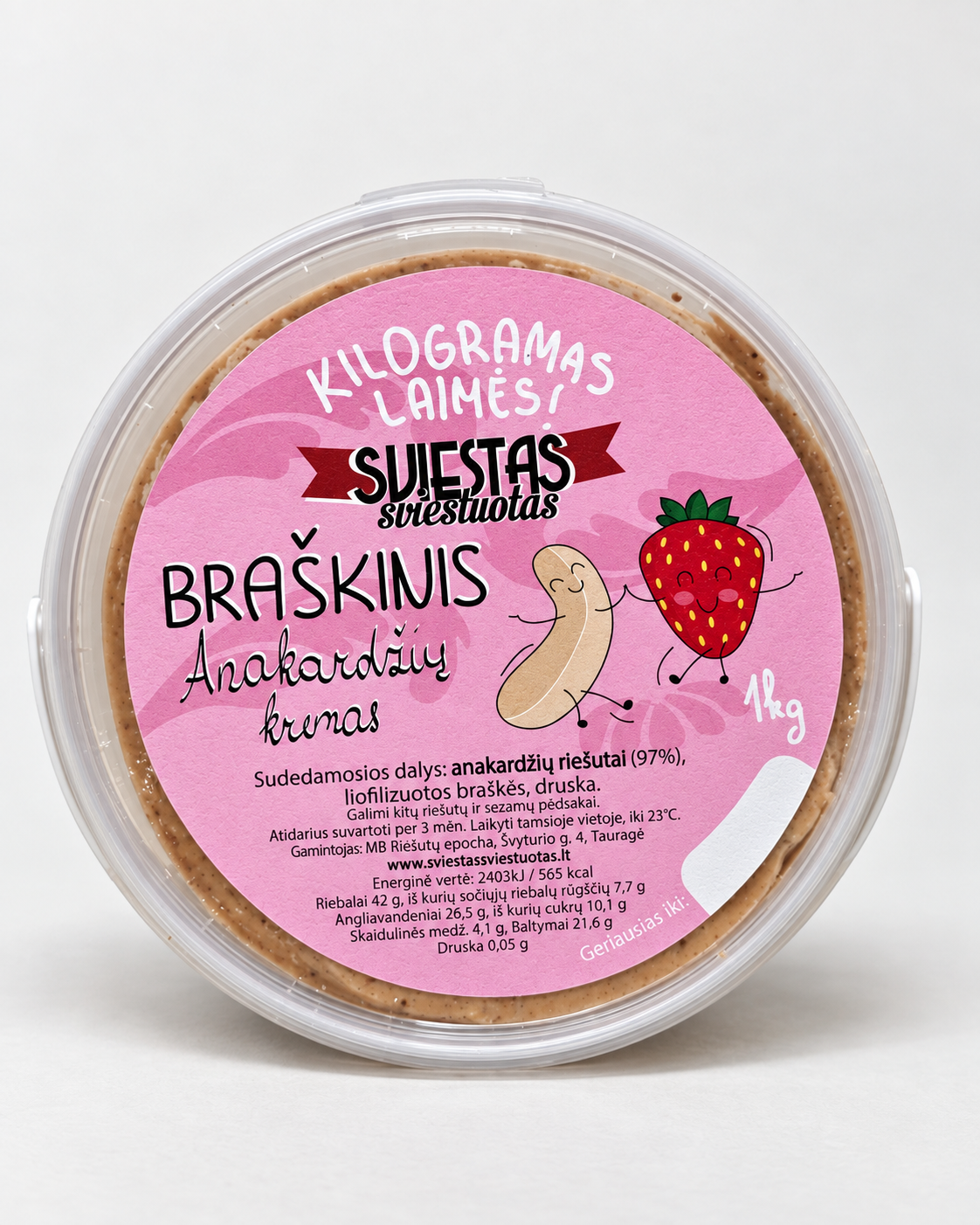 BRAŠKINIS anakardžių riešutų kremas
