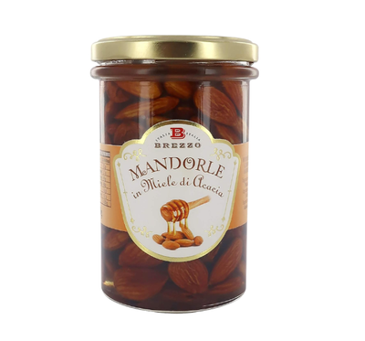 Pistacijos ir migdolai akacijų meduje, 230 g / Brezzo