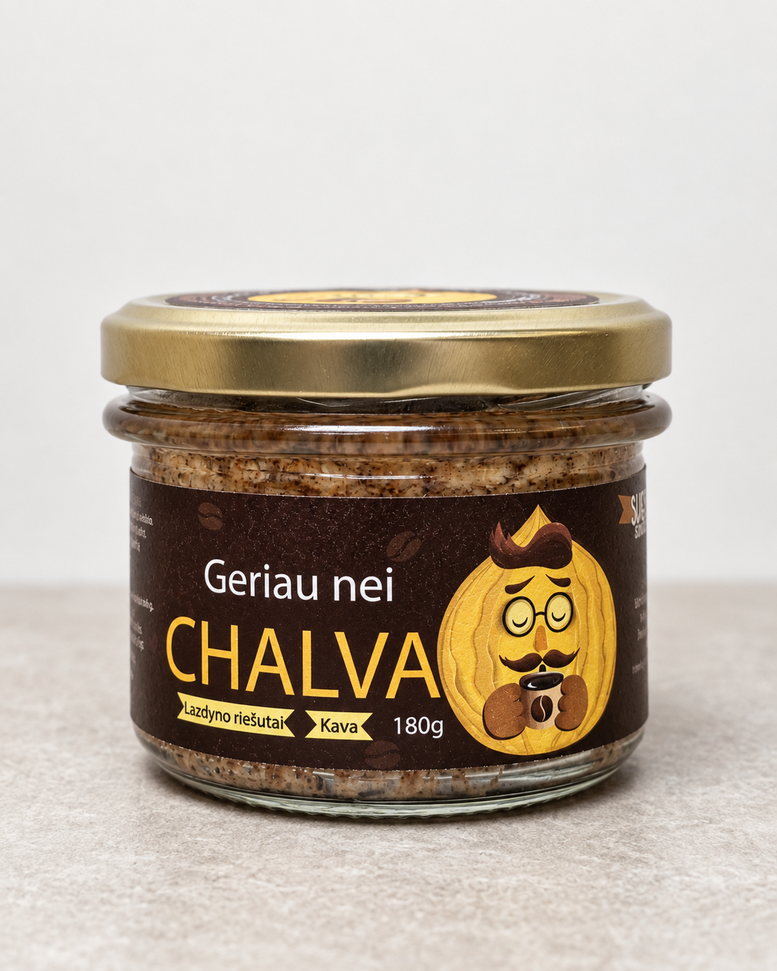 Geriau nei CHALVA (lazdyno riešutų ir kavos)
