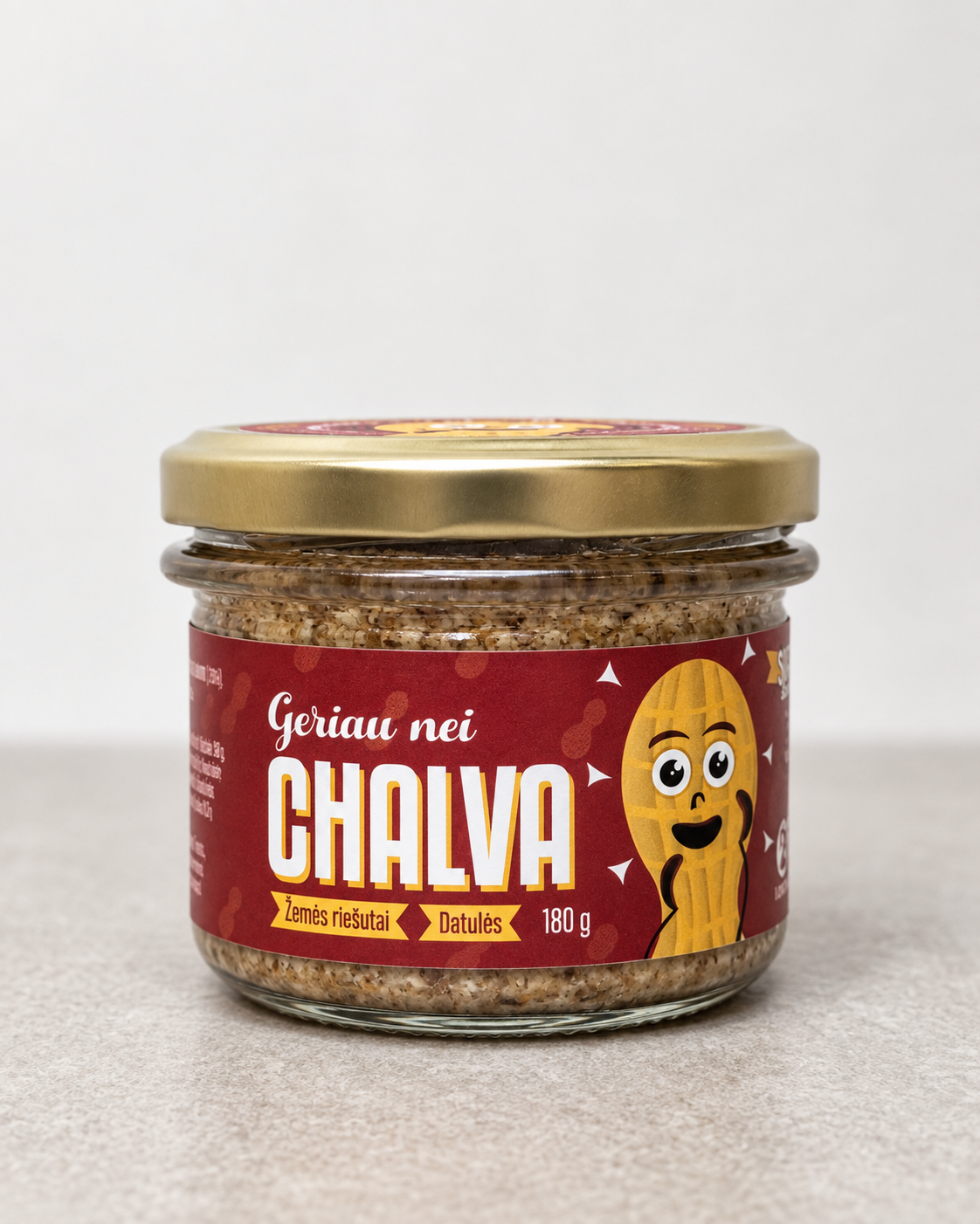 Geriau nei CHALVA (žemės riešutų)