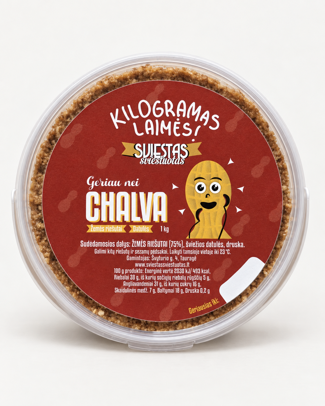 Geriau nei CHALVA (žemės riešutų)