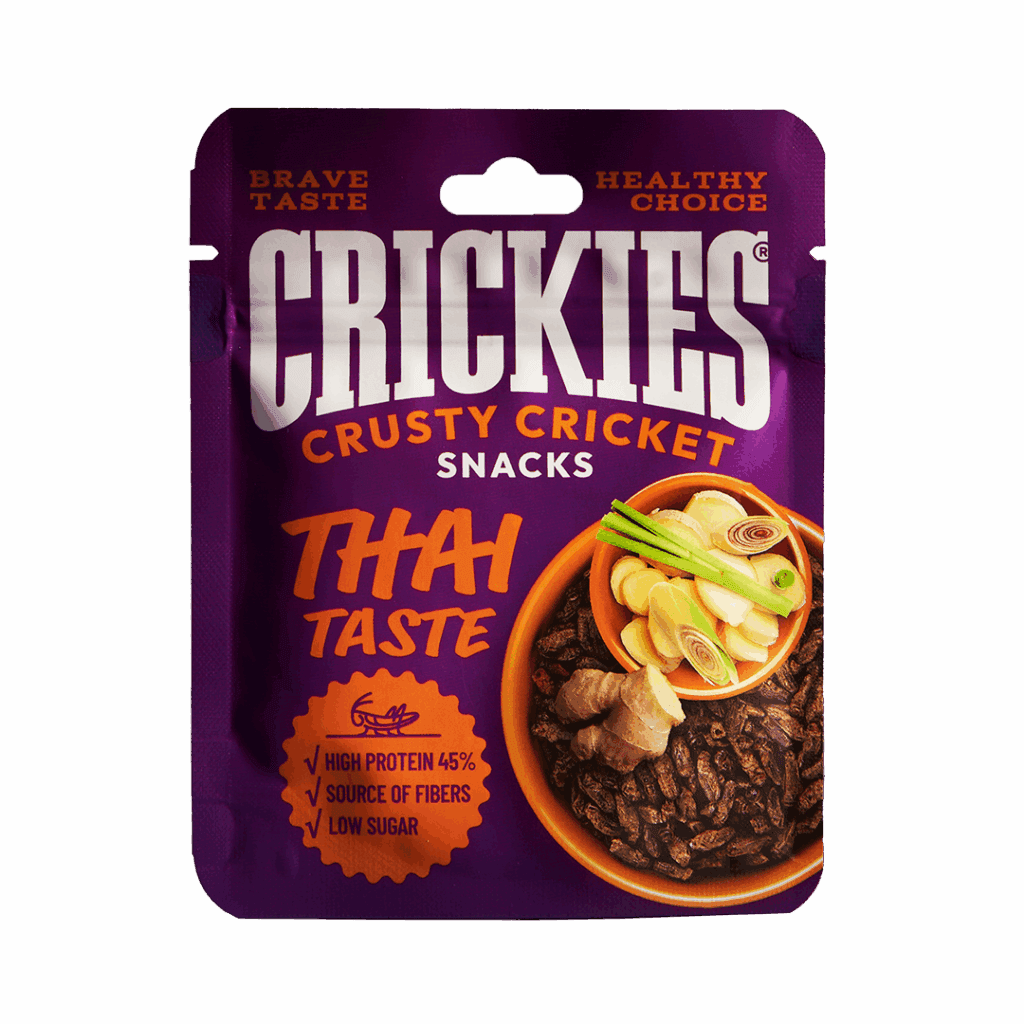 CRICKIES džiovinti svirpliai Thai skonio 15g