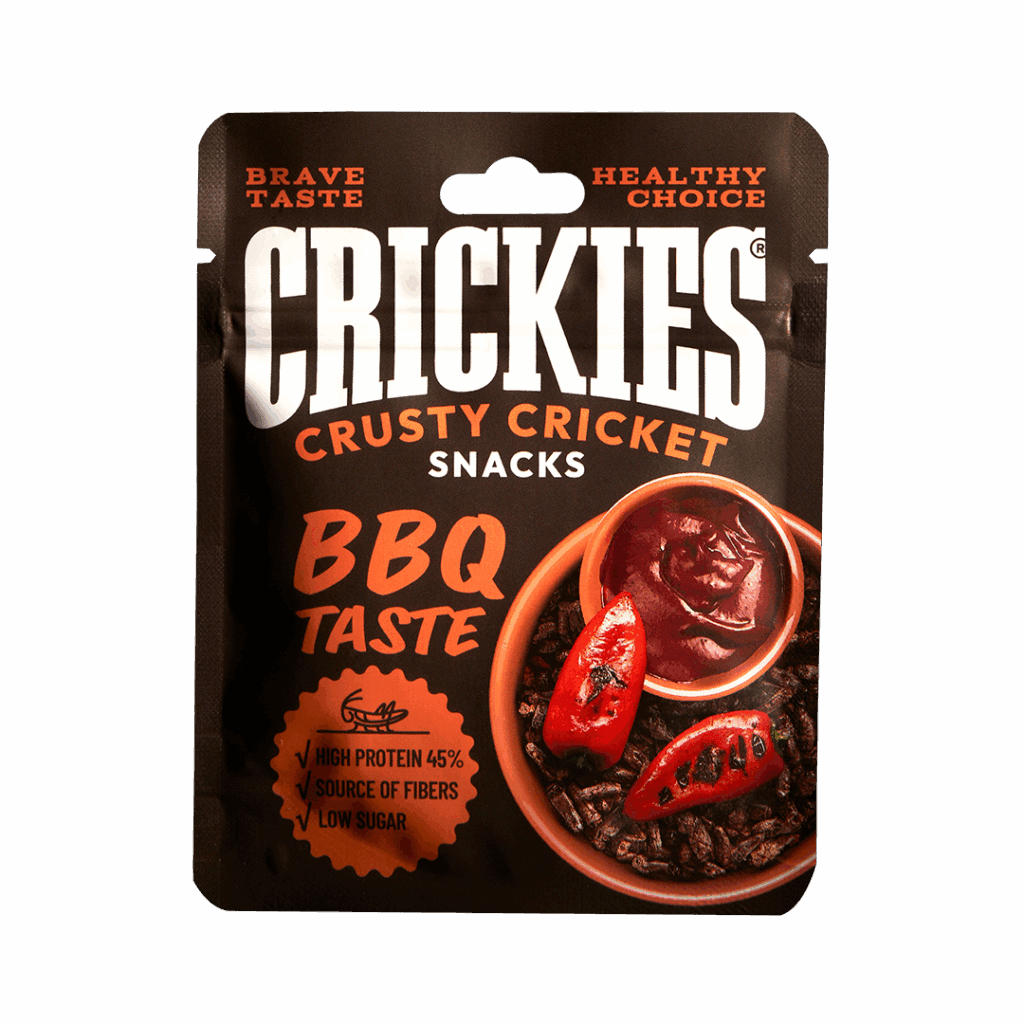 CRICKIES džiovinti svirpliai BBQ skonio 15g