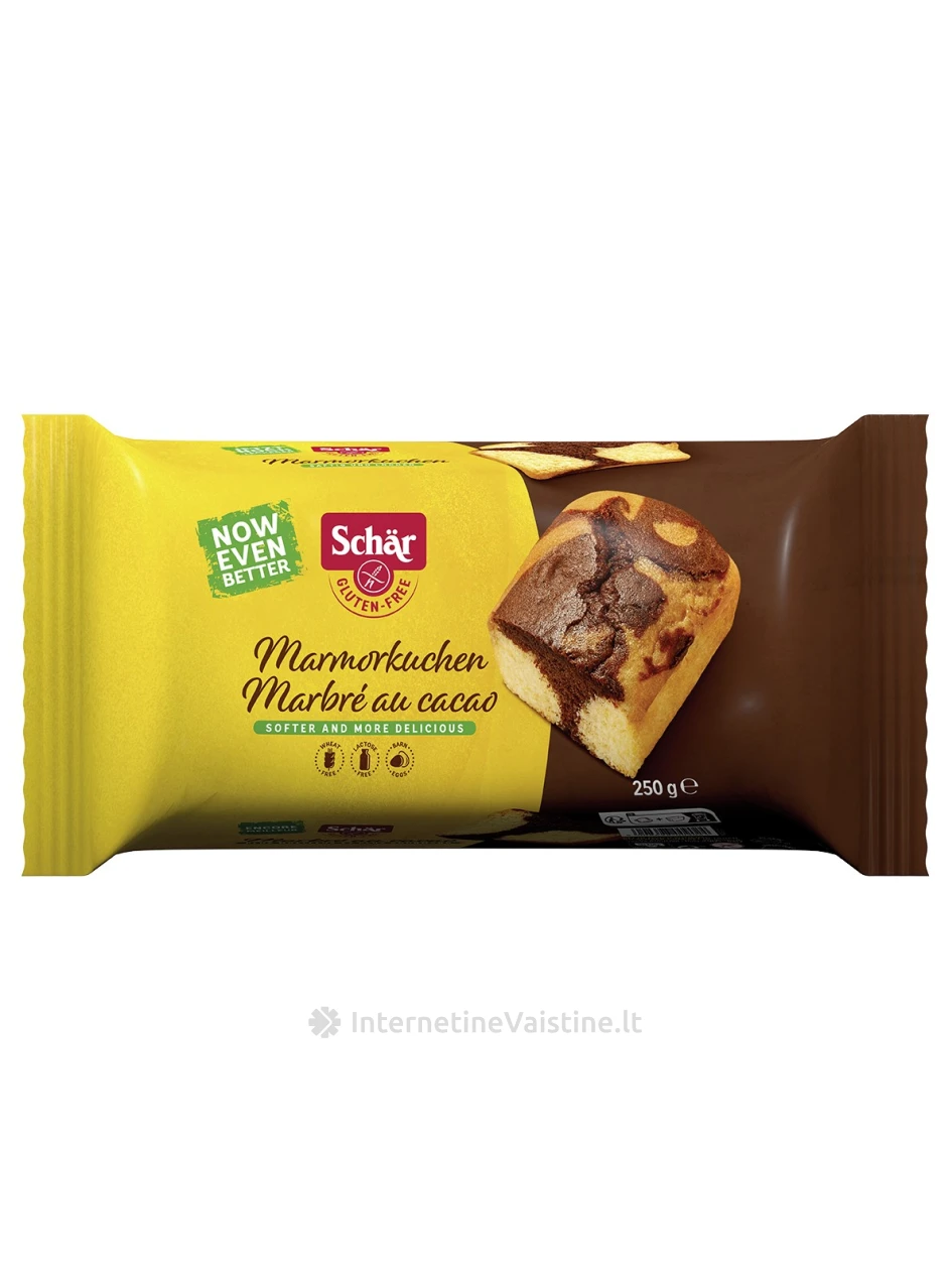 Schär MARBLE CAKE - keksas be glitimo, 250g