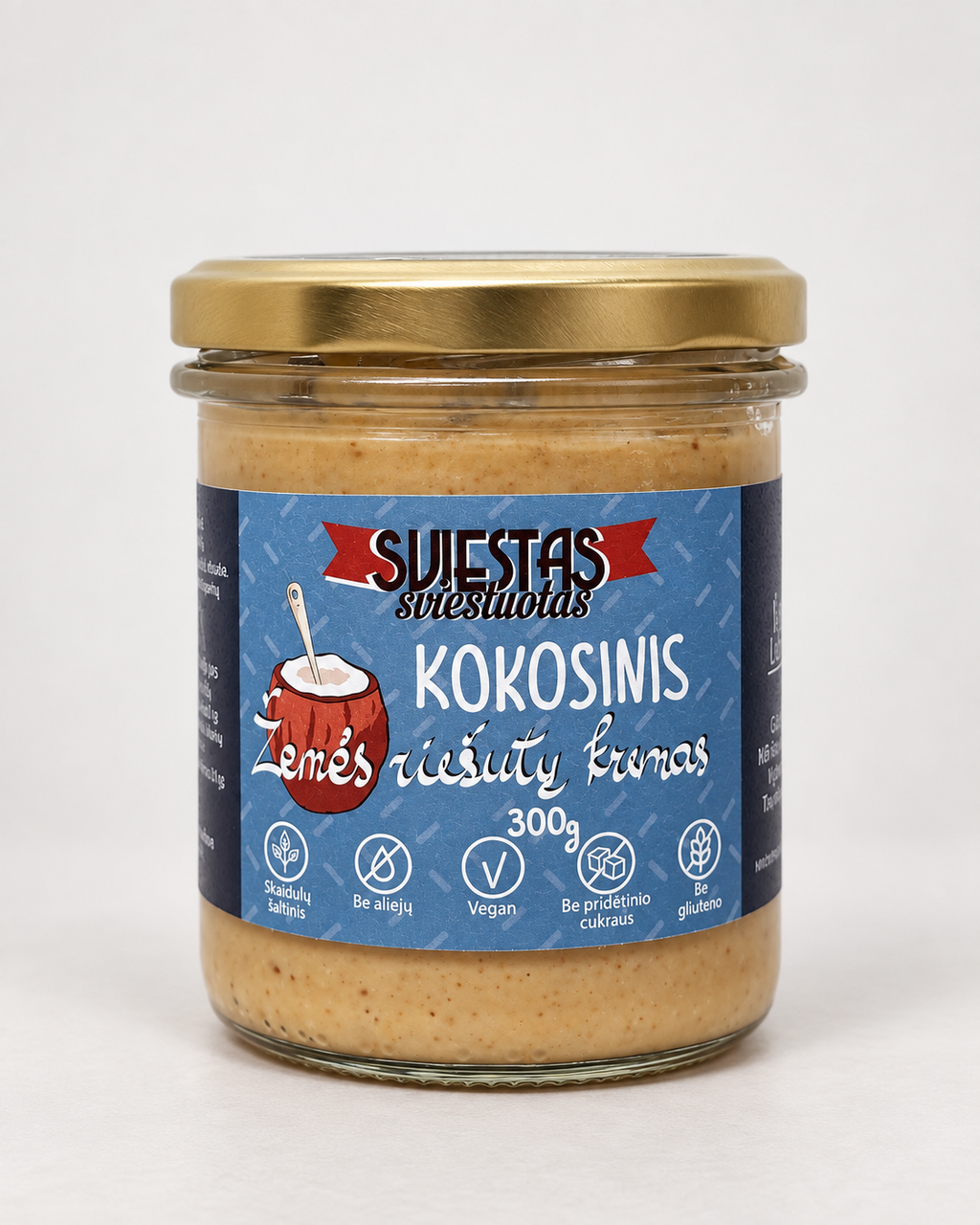 Žemės riešutų kremas KOKOSINIS