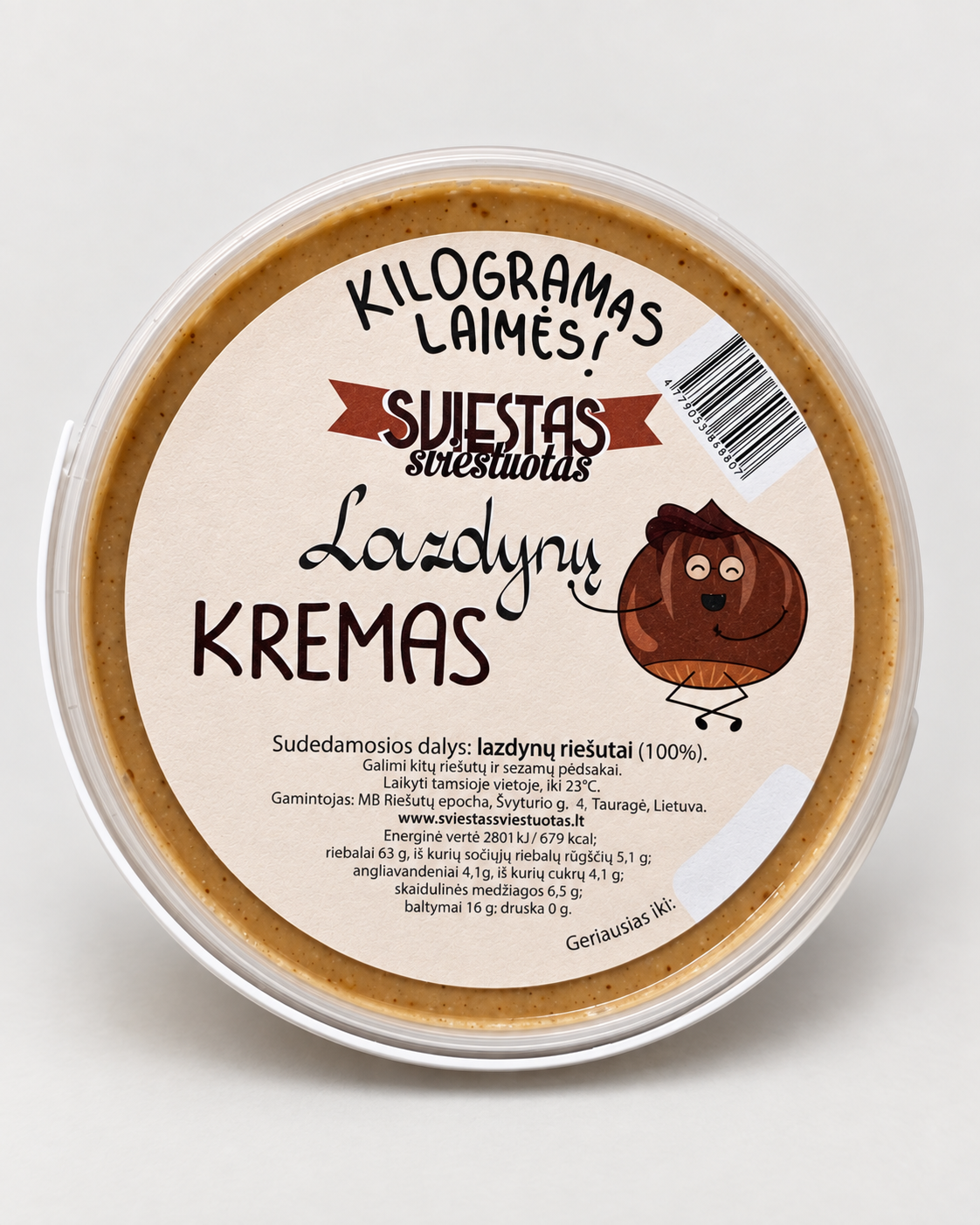 Lazdynų riešutų kremas