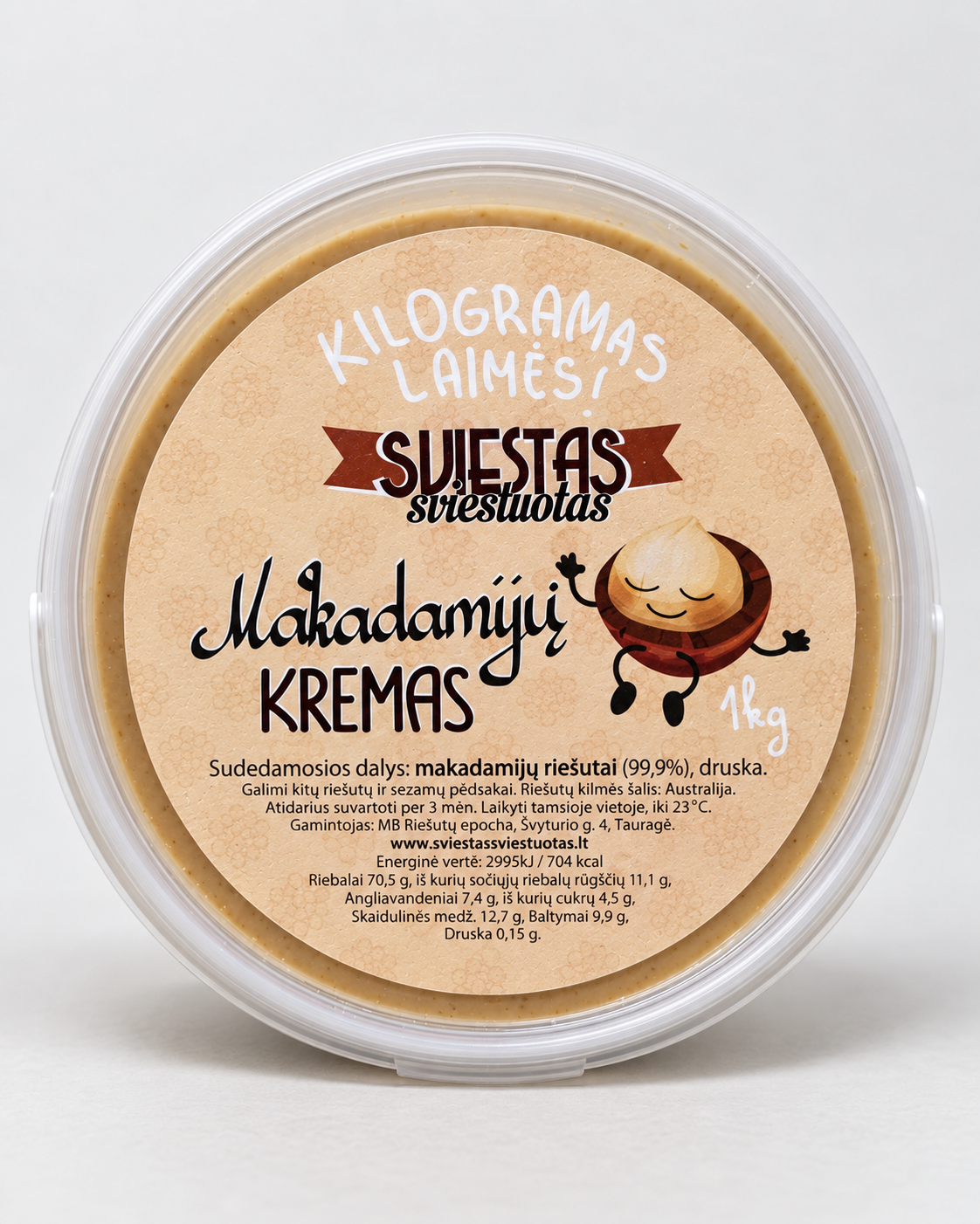 Makadamijų riešutų kremas