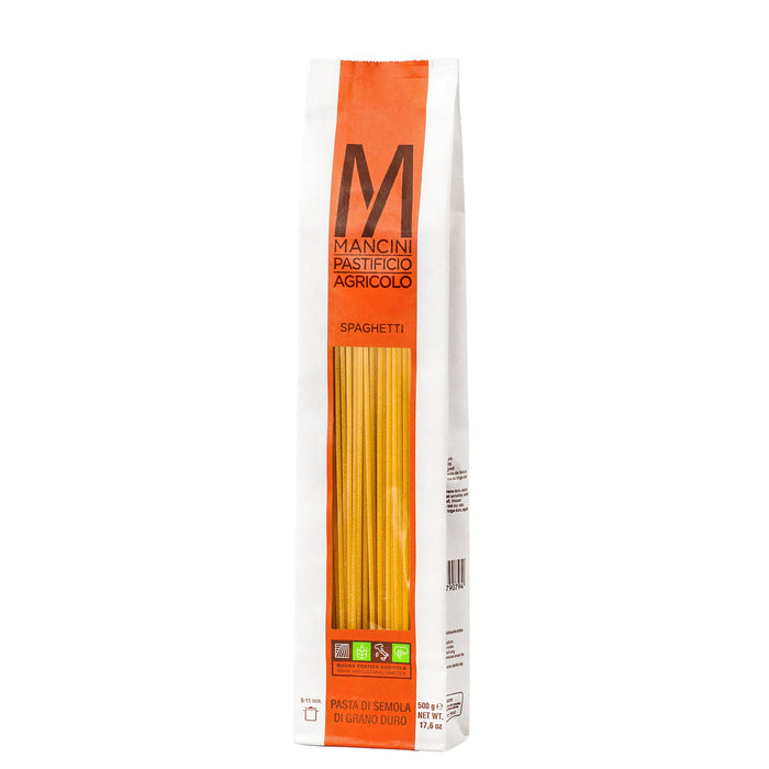 MANCINI Spaghetti – kietųjų kviečių makaronai