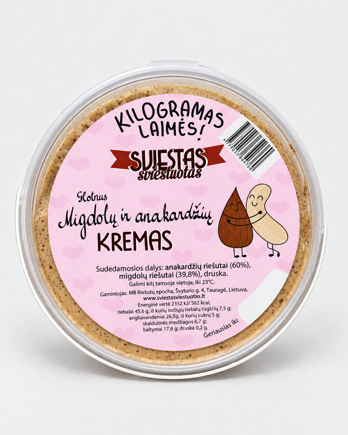 Migdolų ir anakardžių kremas – 1kg