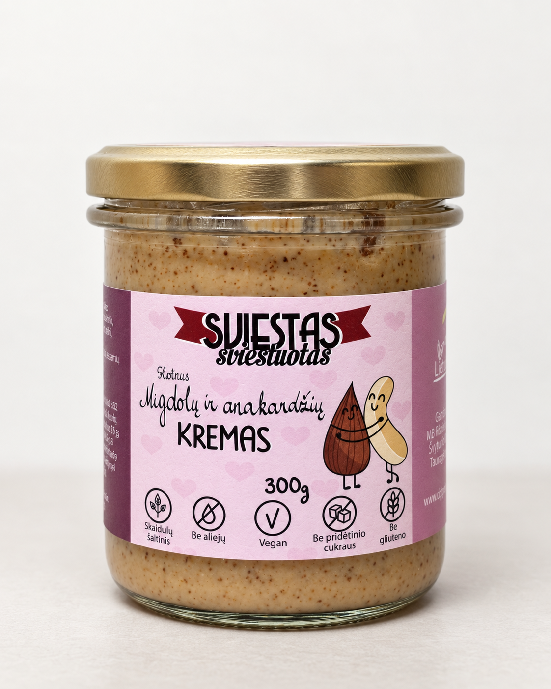 Migdolų ir anakardžių kremas – 300g