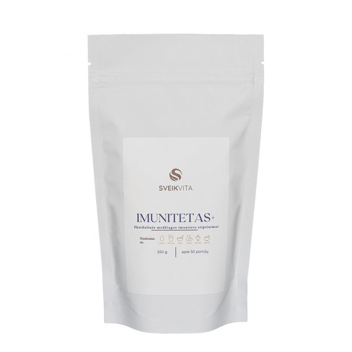 Natūralus maistinių skaidulų mišinys IMUNITETAS+, 250 g.
