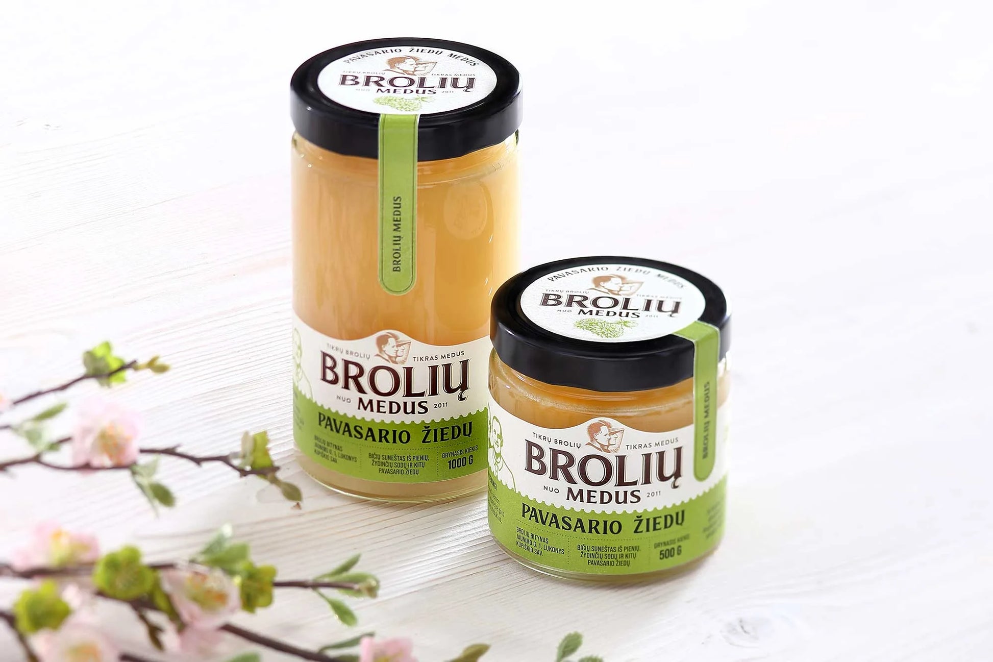 Pavasarinis medus – pavasario žiedų medus 500g