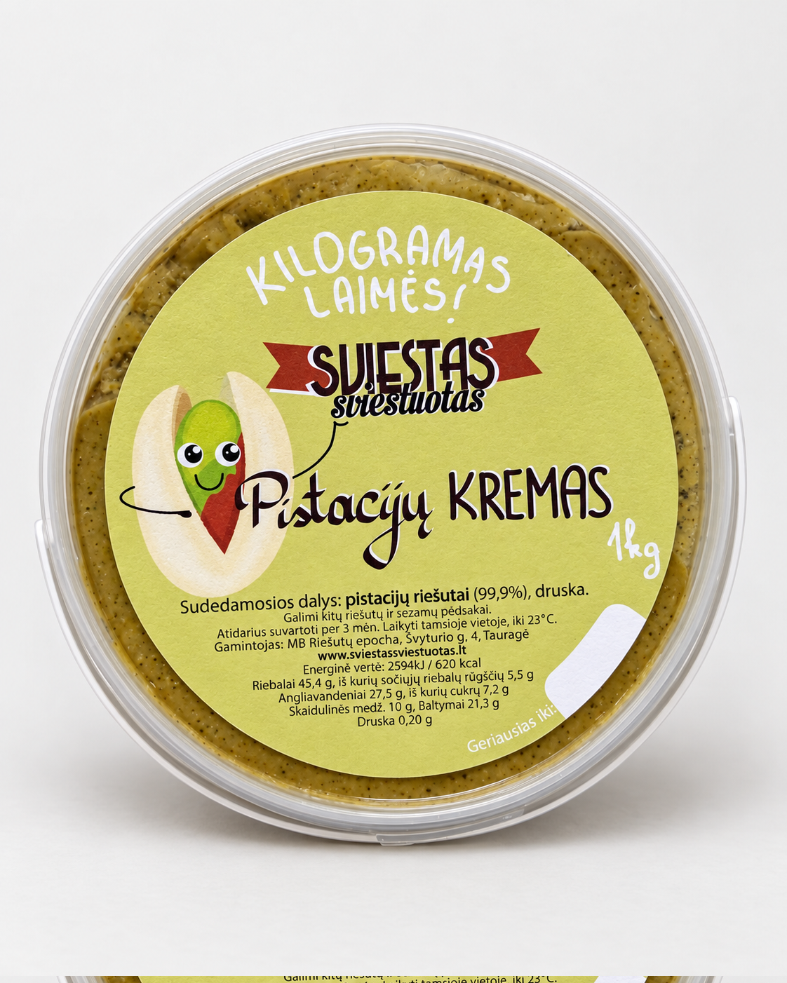 PISTACIJŲ riešutų kremas – 1 kg
