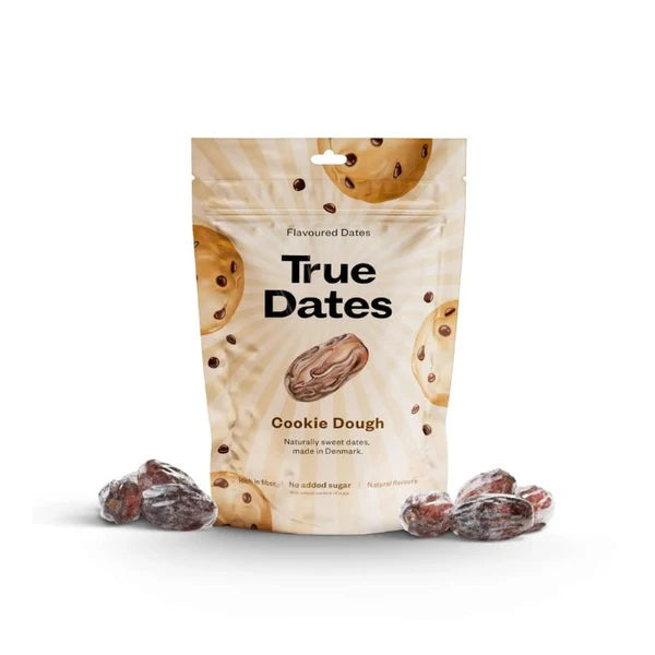 True Dates - Datulės be kauliukų su sausainių tešlos skoniu, 100g.