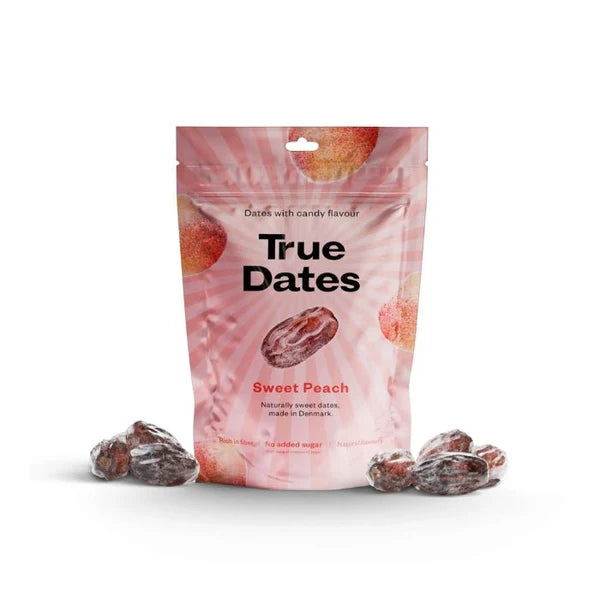 True Dates - Datulės be kauliukų, persikų skonio , 100g