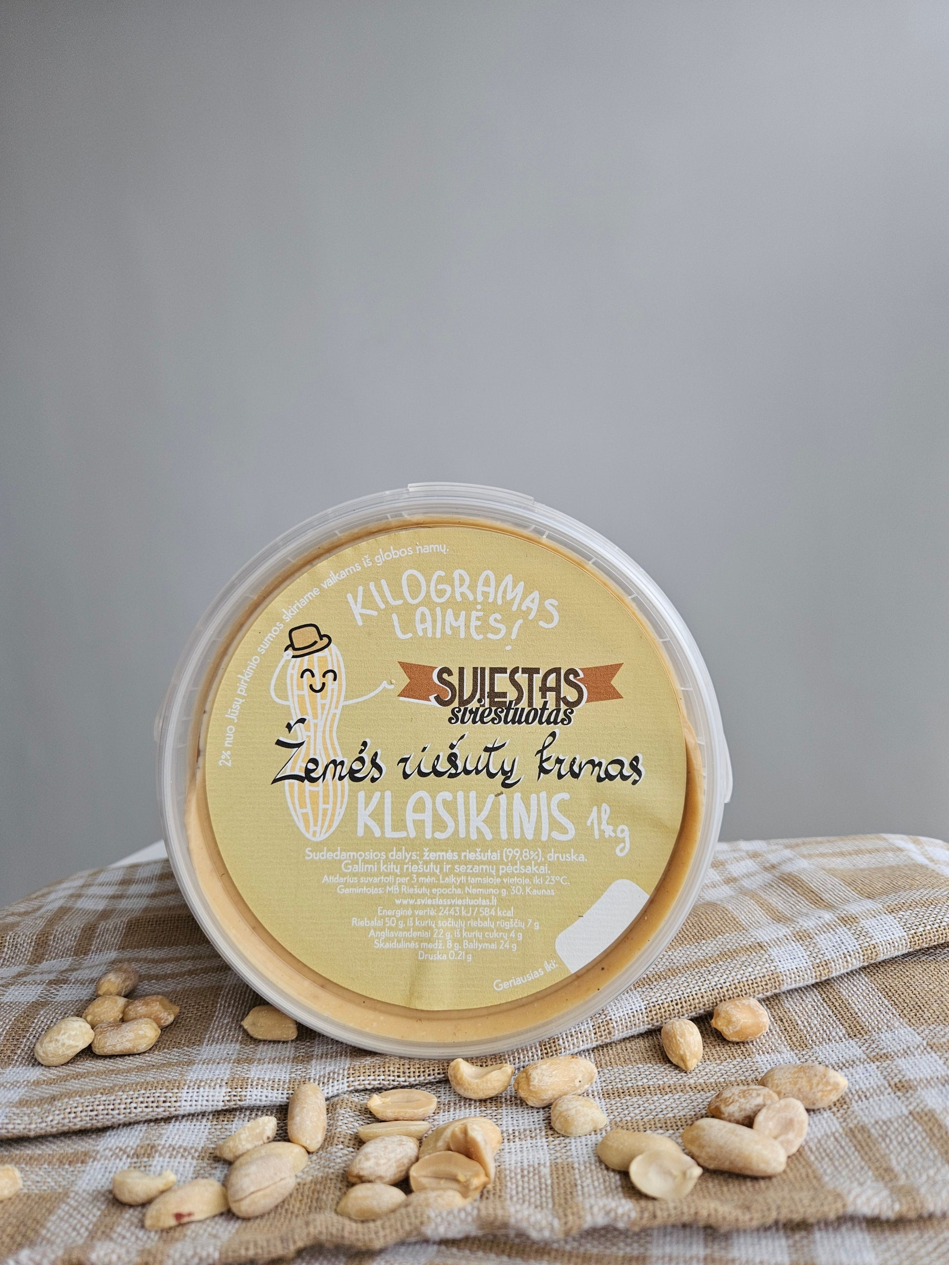 Žemės riešutų kremas KLASIKINIS