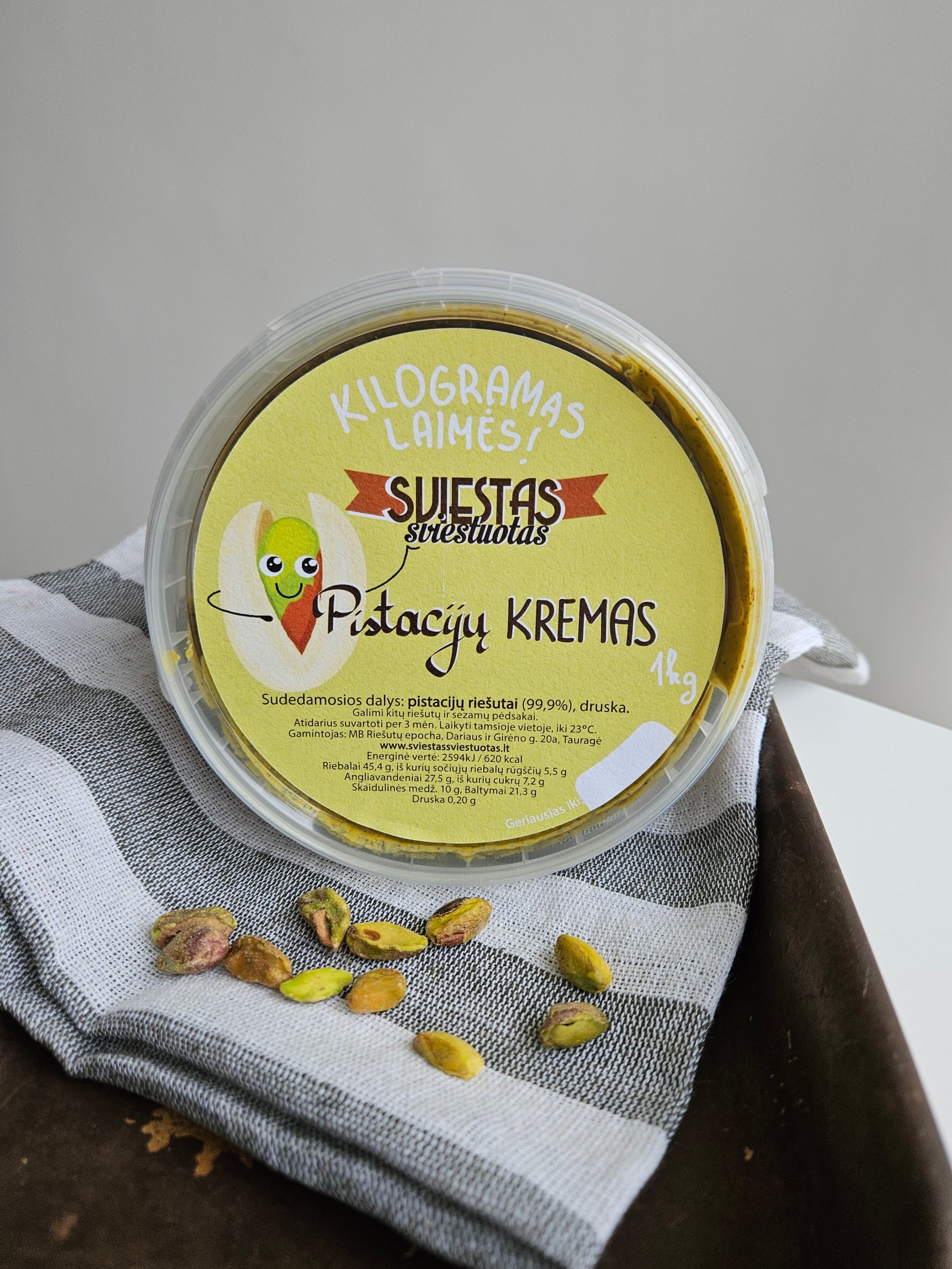 PISTACIJŲ riešutų kremas