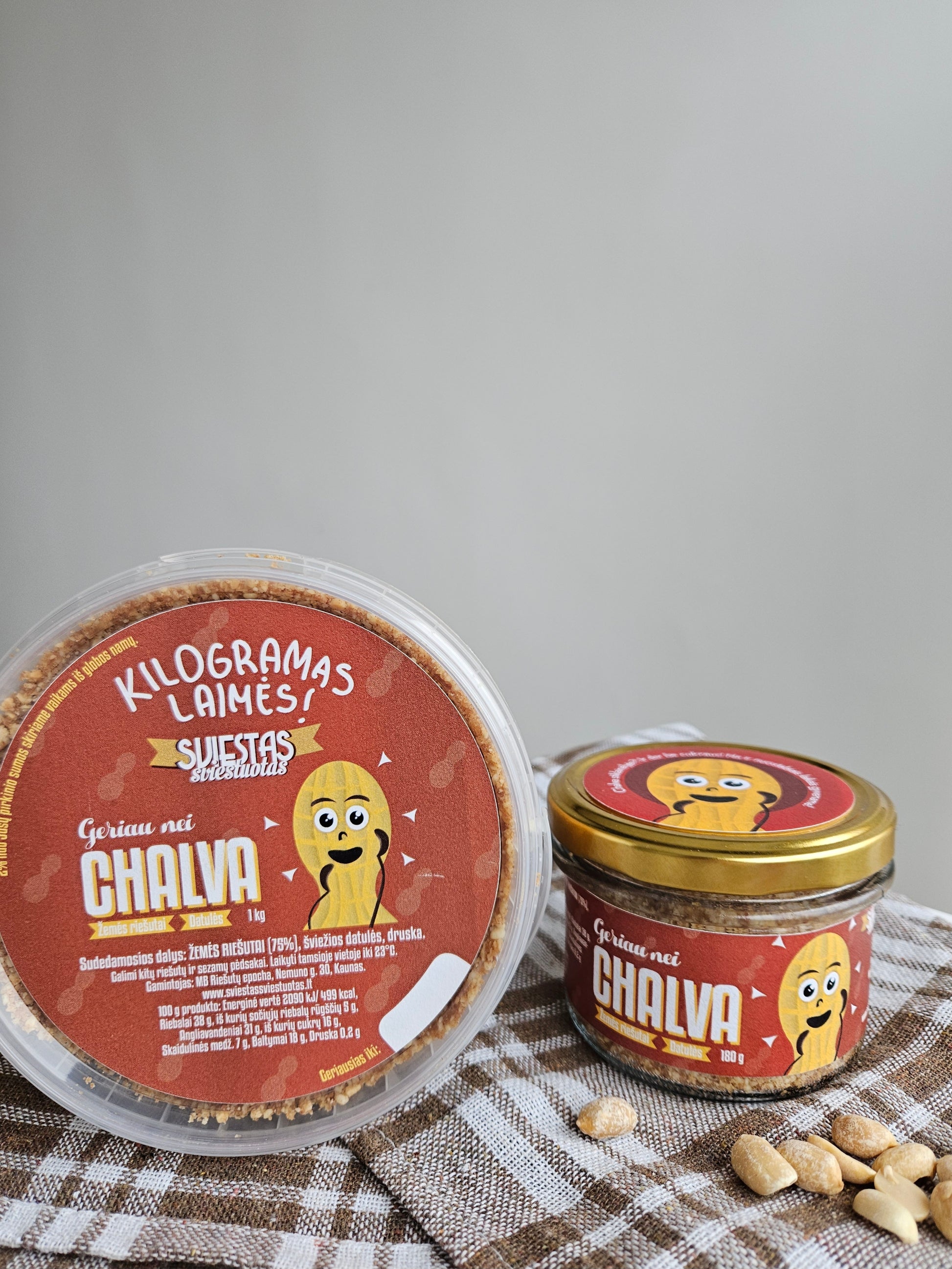 Geriau nei CHALVA (žemės riešutų)