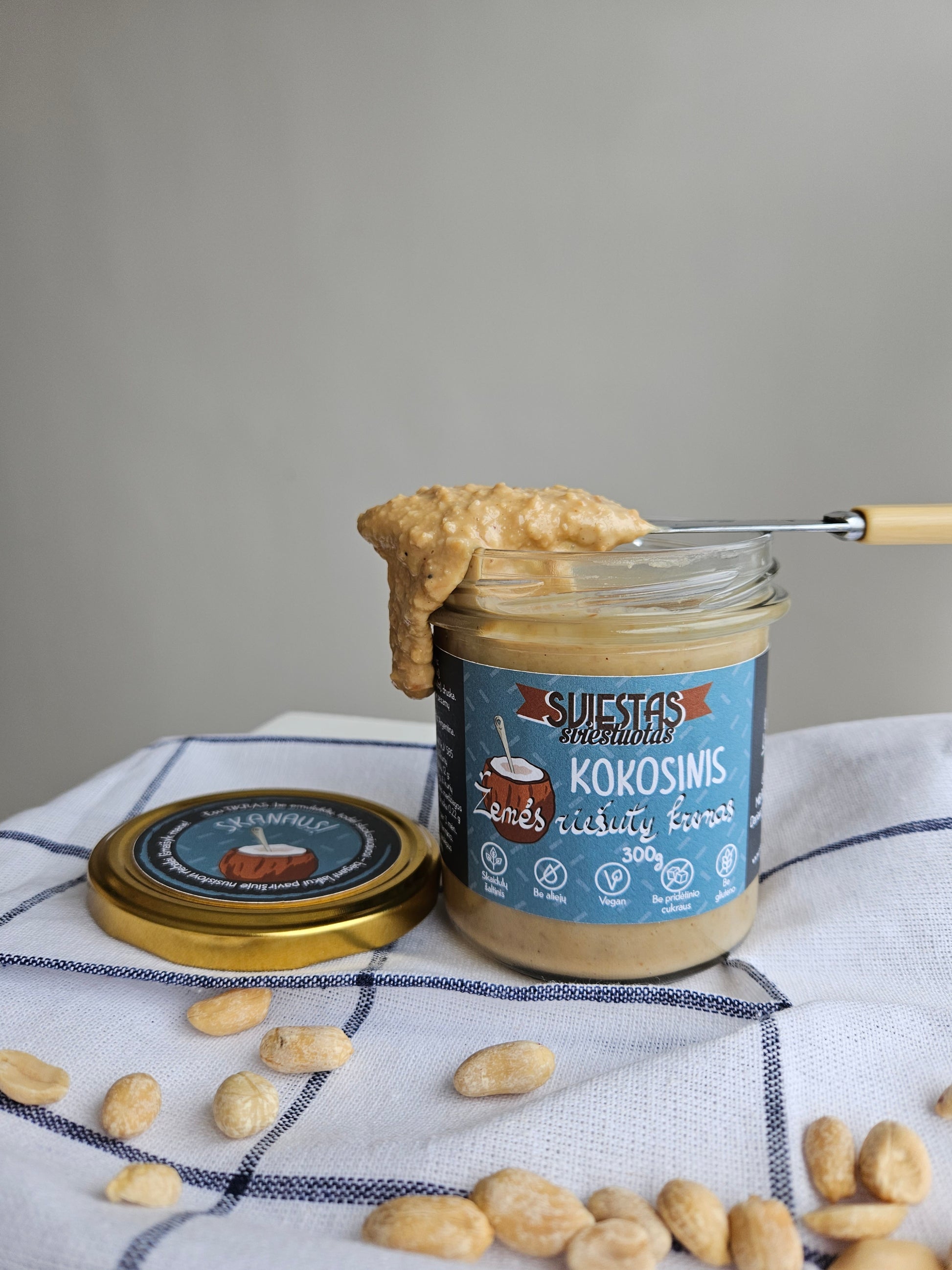 Žemės riešutų kremas KOKOSINIS