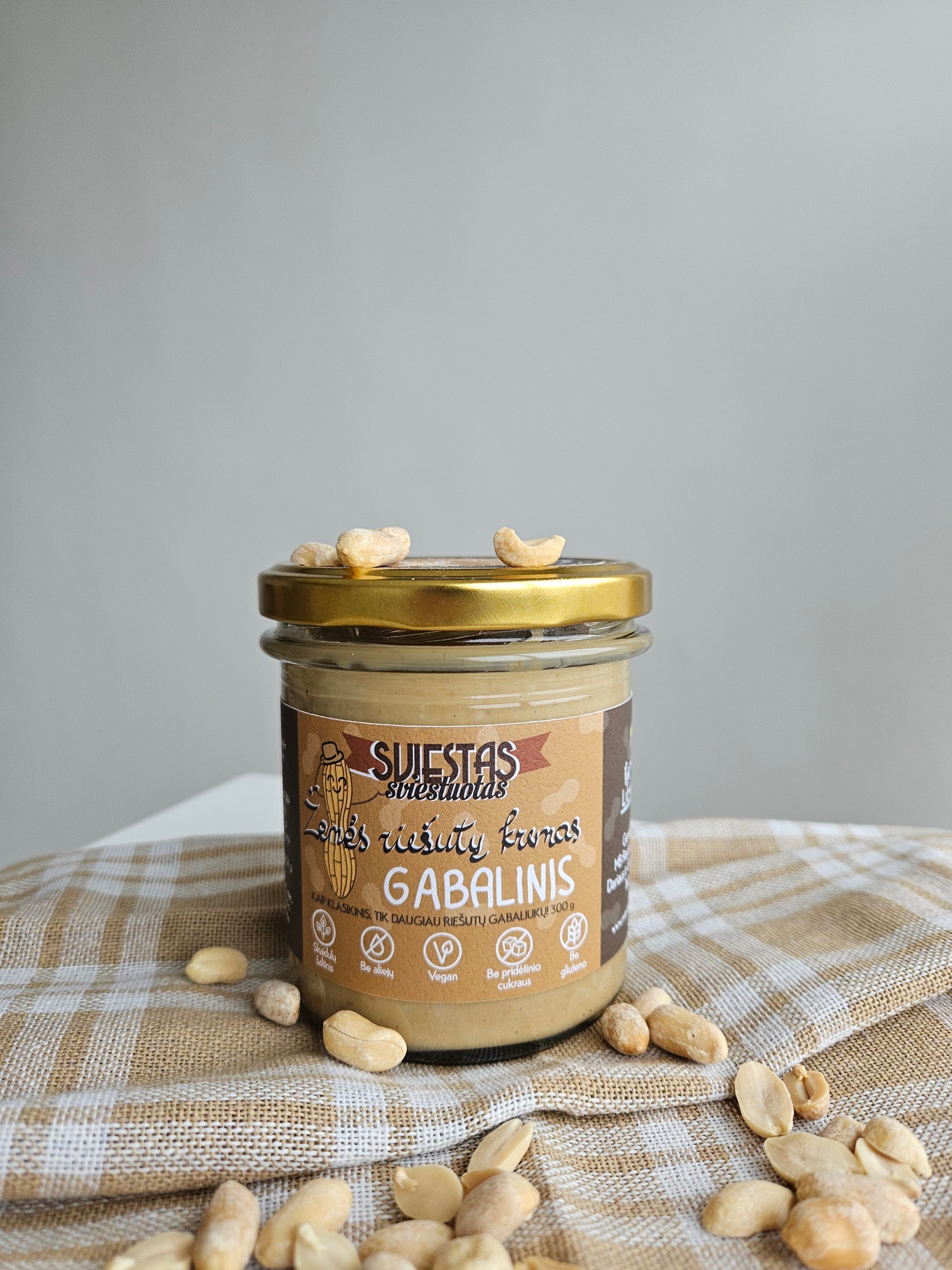 Žemės riešutų kremas GABALINIS