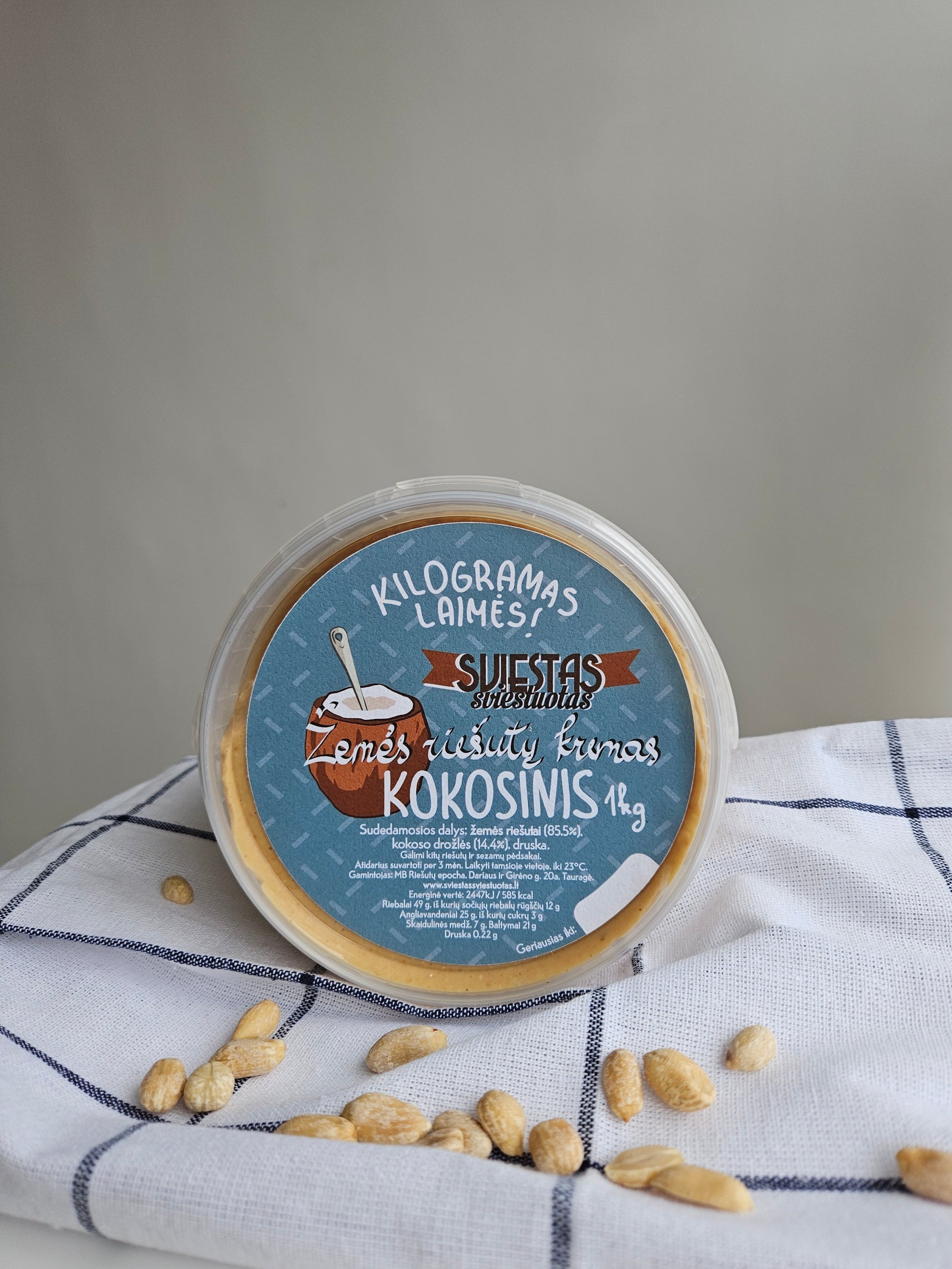 Žemės riešutų kremas KOKOSINIS
