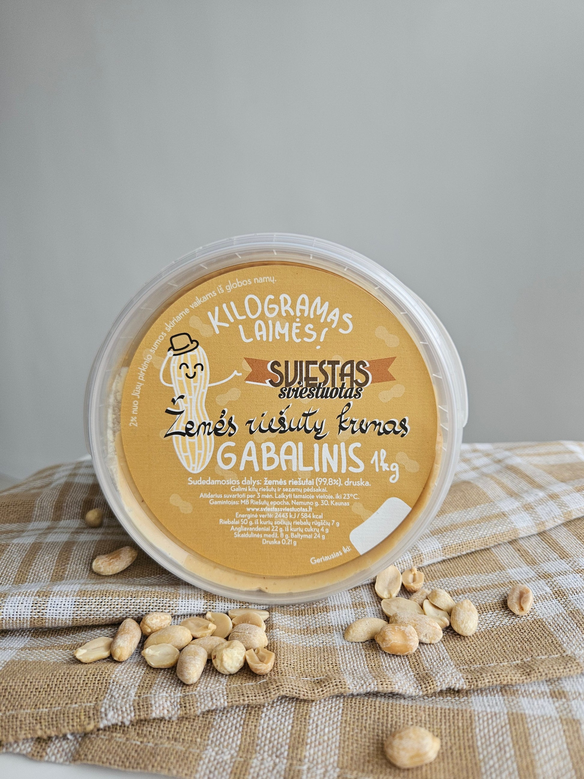 Žemės riešutų kremas GABALINIS