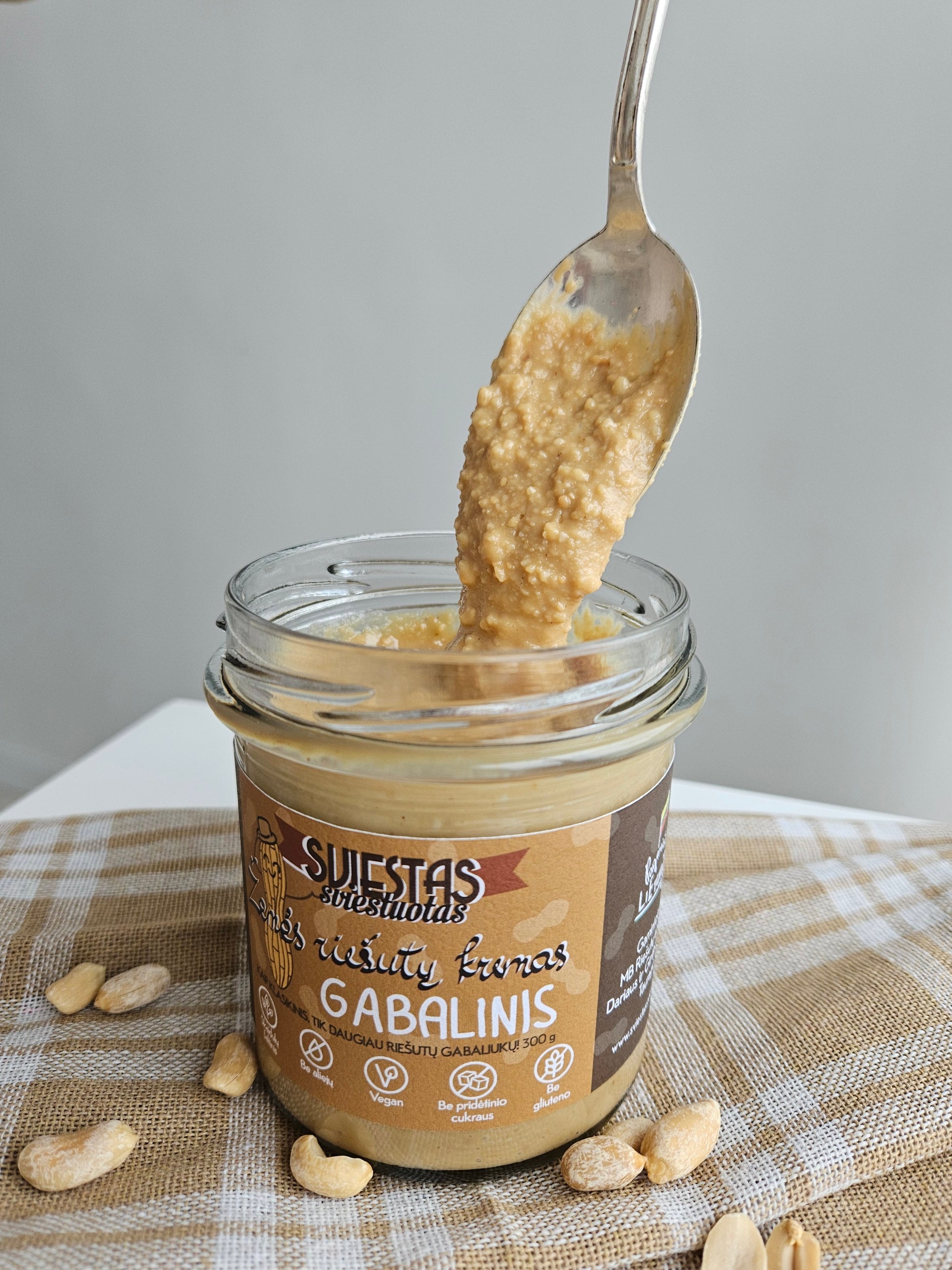 Žemės riešutų kremas GABALINIS