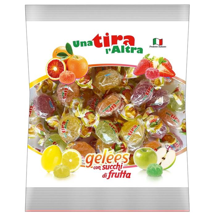 GELÉES CON SUCCHI DI FRUTTA, vaisinės želė su vaisių sultimis, 150 g / SILA GUM