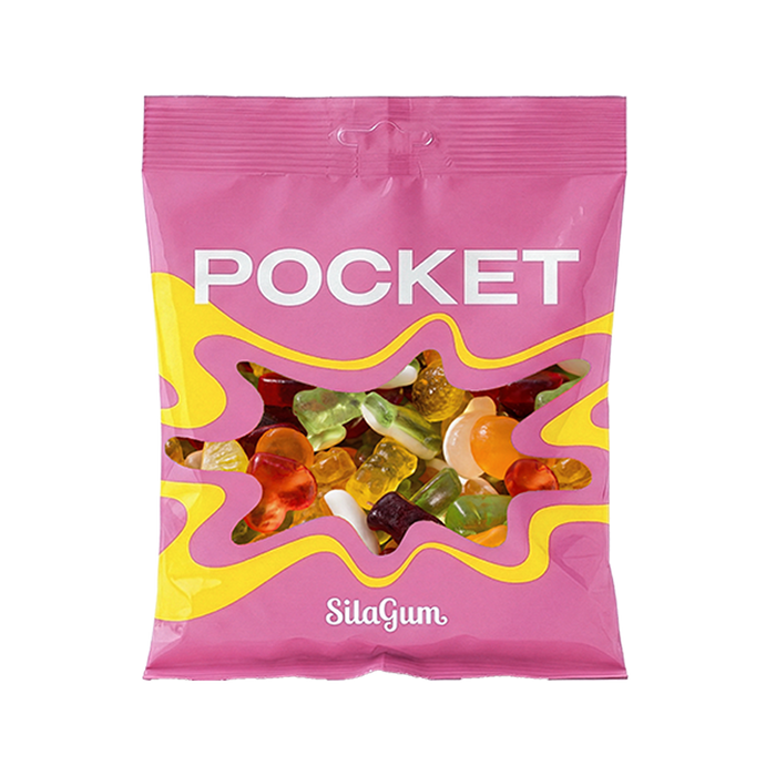 GOMMOSE MIX, vaisių skonio guminukų mišinys, 175 g / SILA GUM