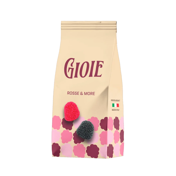 ROSSE & MORE, gervuogių ir aviečių skonio guminukai, 200 g / SILA GUM